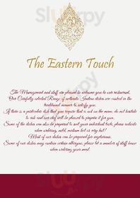 Eastern Touch menu