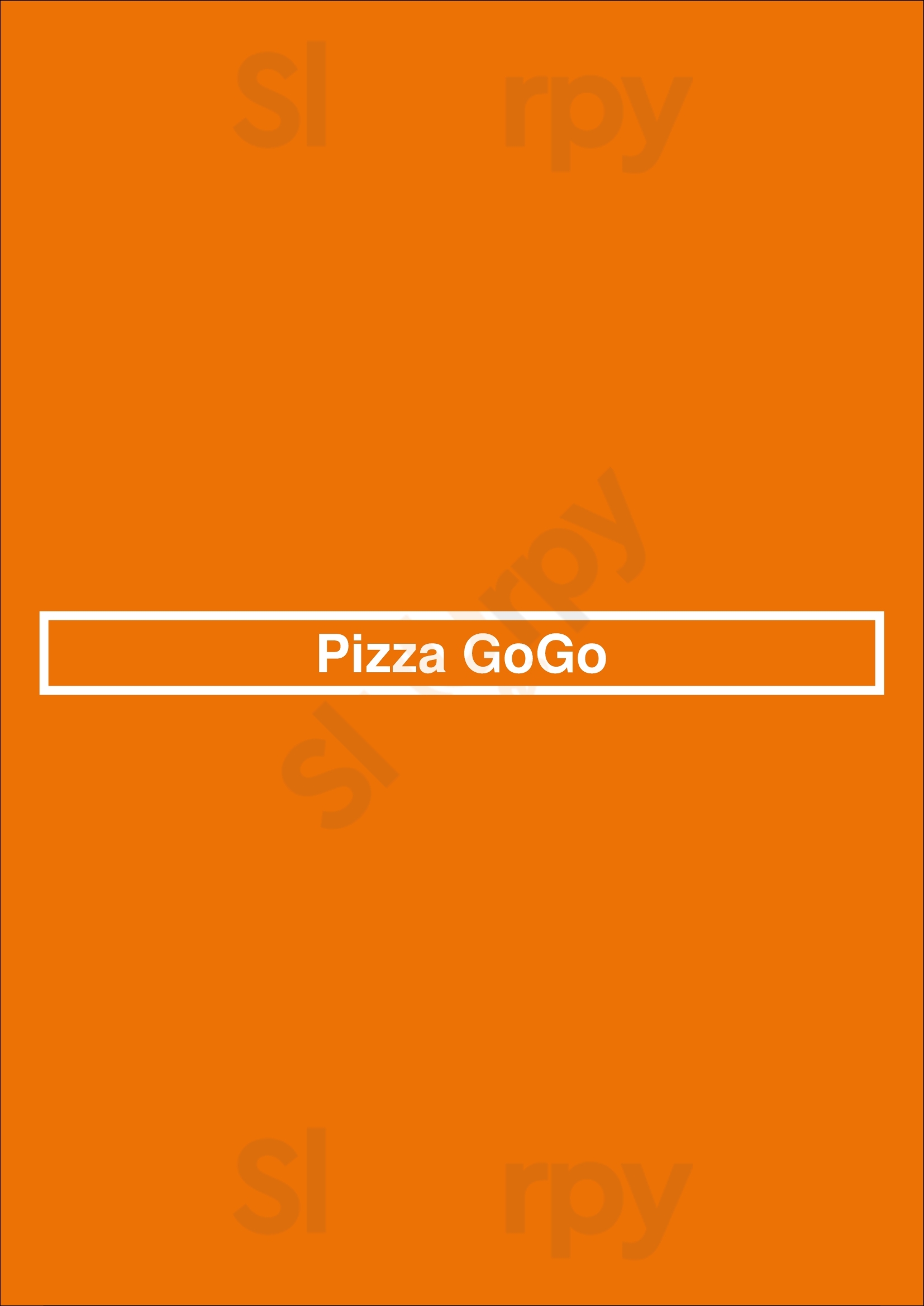 Pizza Gogo Poole Menu - 1