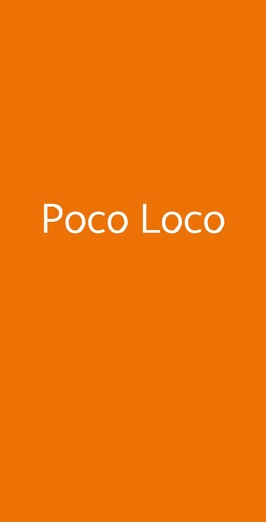 Poco Loco, Alghero