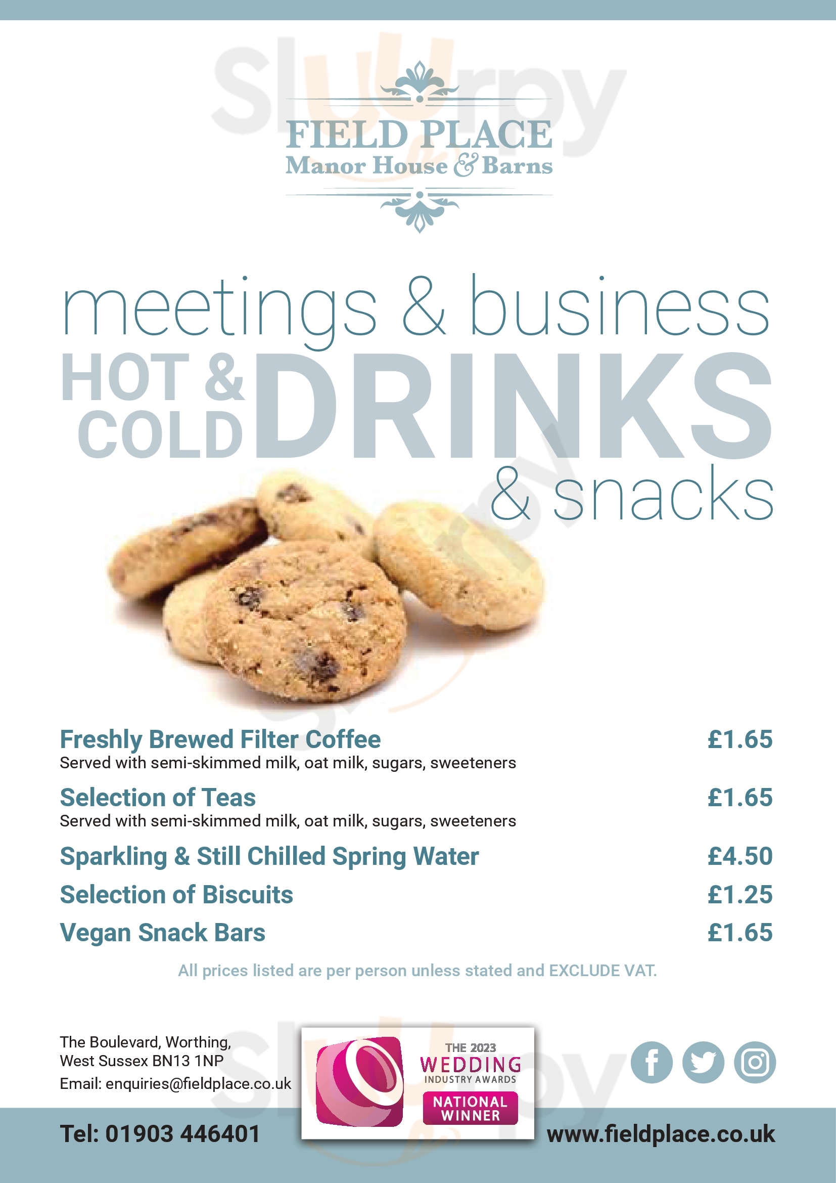 Main Menu - Field Place Manor House & Barns