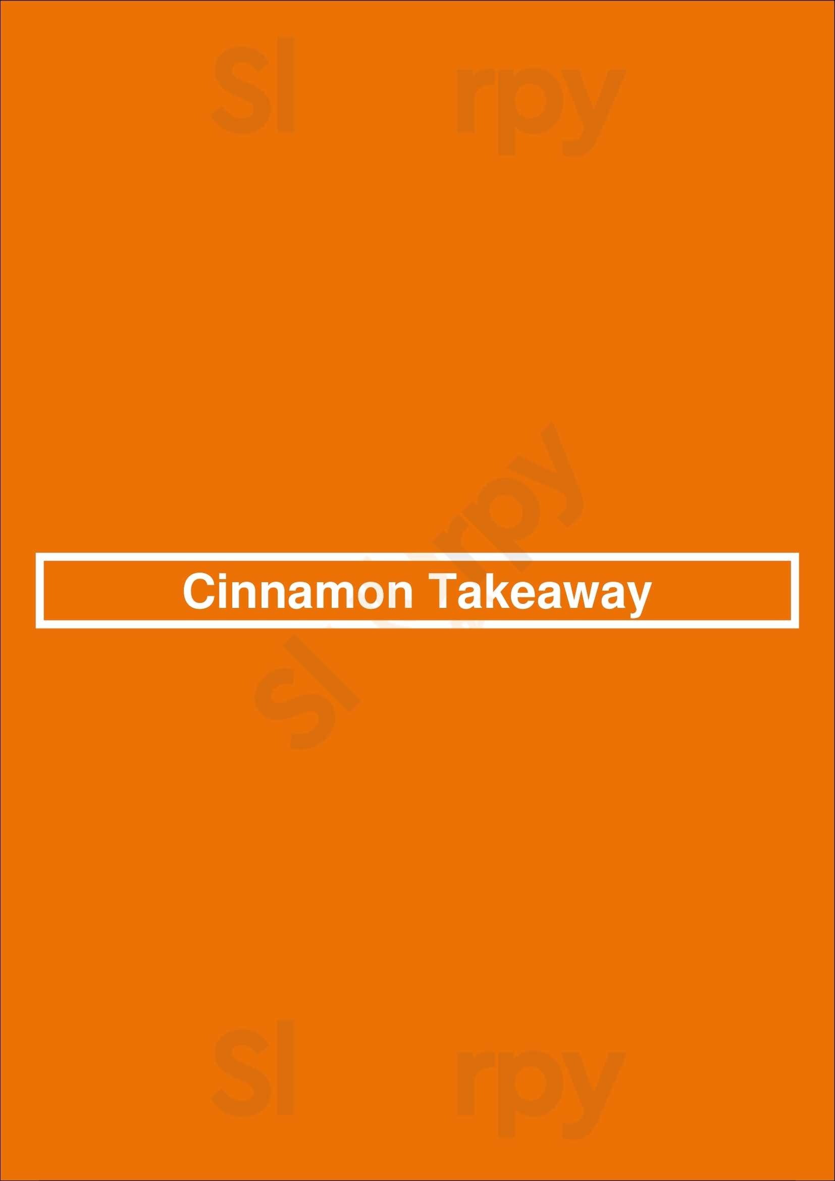 Cinnamon Canterbury Menu - 1