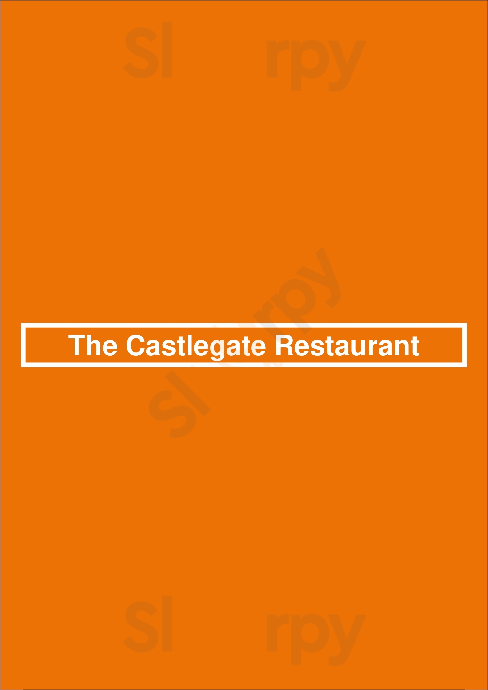 The Castlegate Restaurant Lincoln Menu - 1