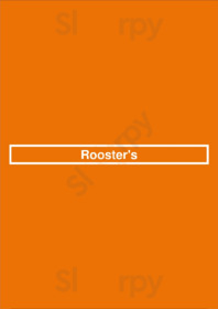 Rooster's menu
