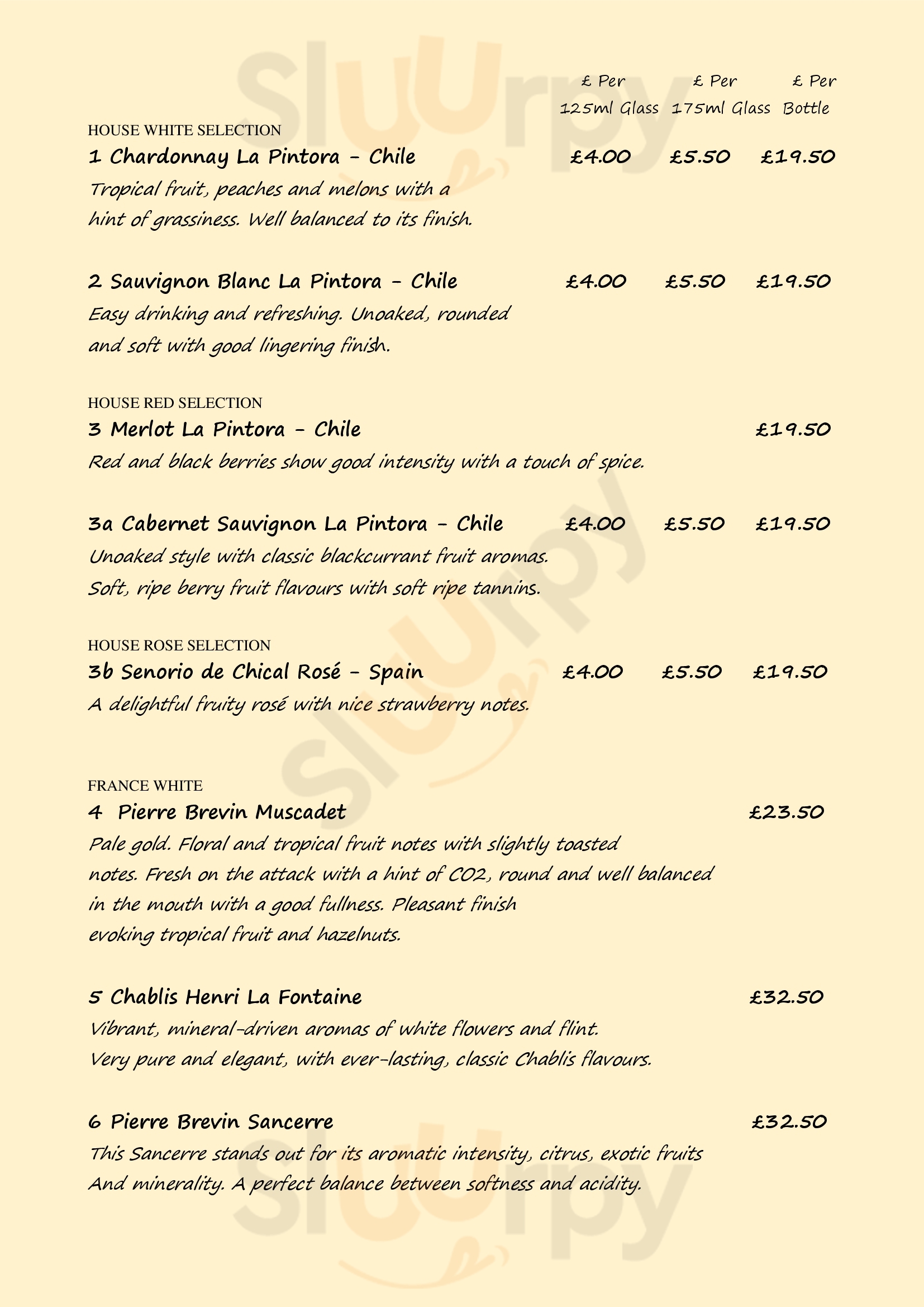 Wrexham Buffet Wrexham Menu - 1