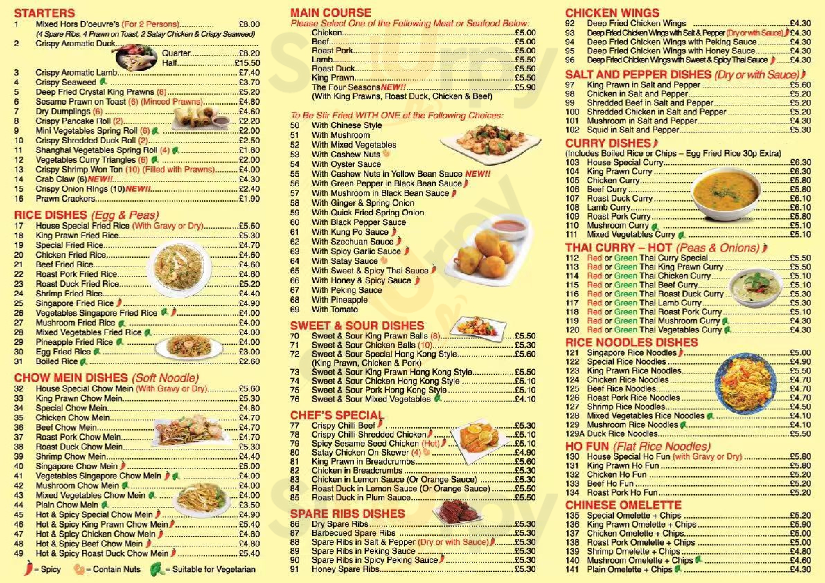 Shang Hai Aylesbury Menu - 1