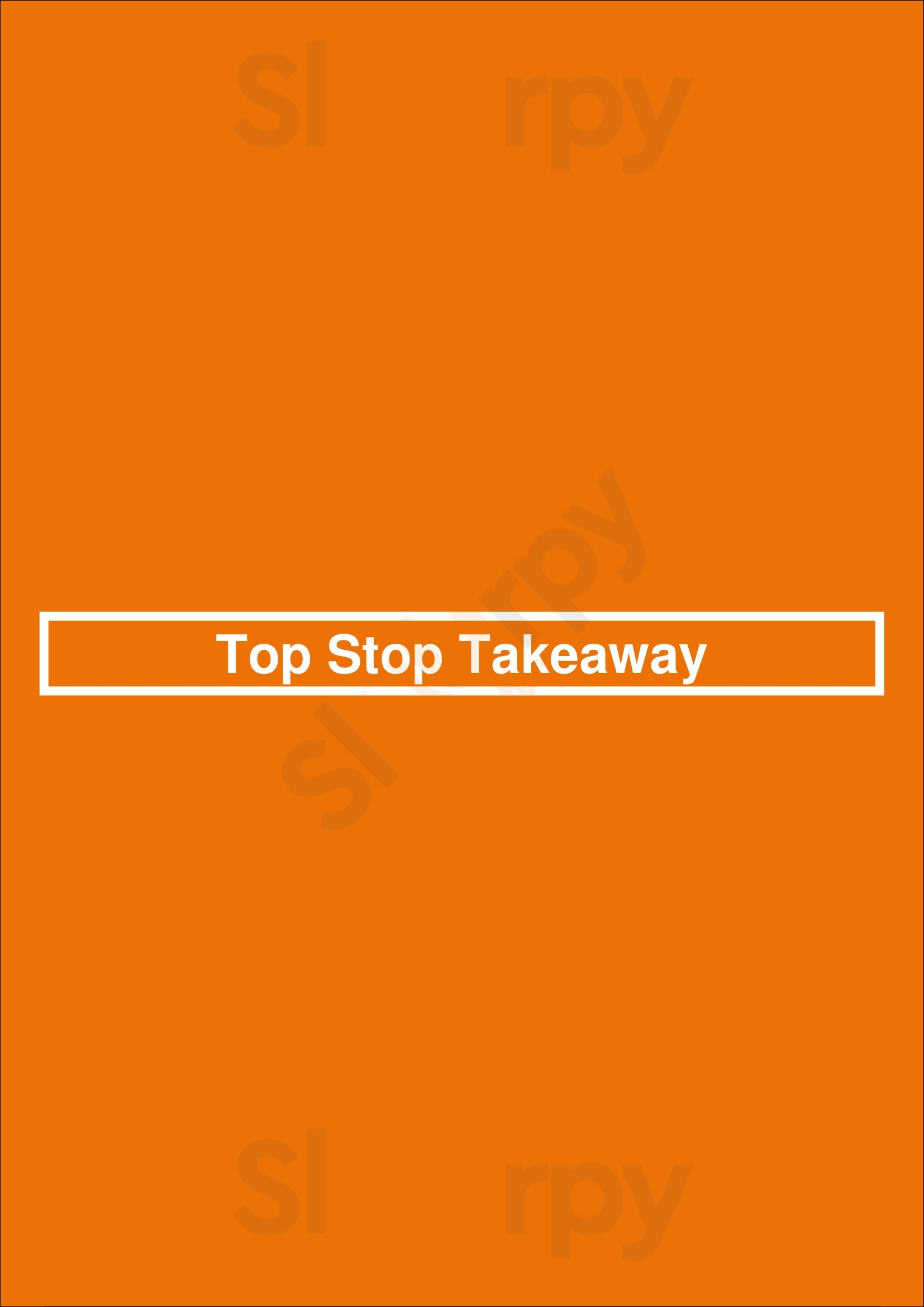 Top Stop Takeaway Carlisle Menu - 1