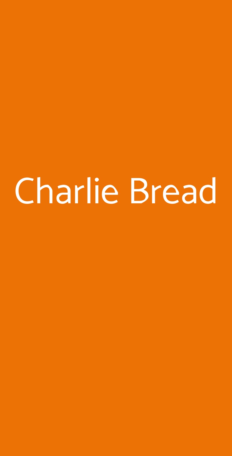 Charlie Bread Napoli Menu - 1