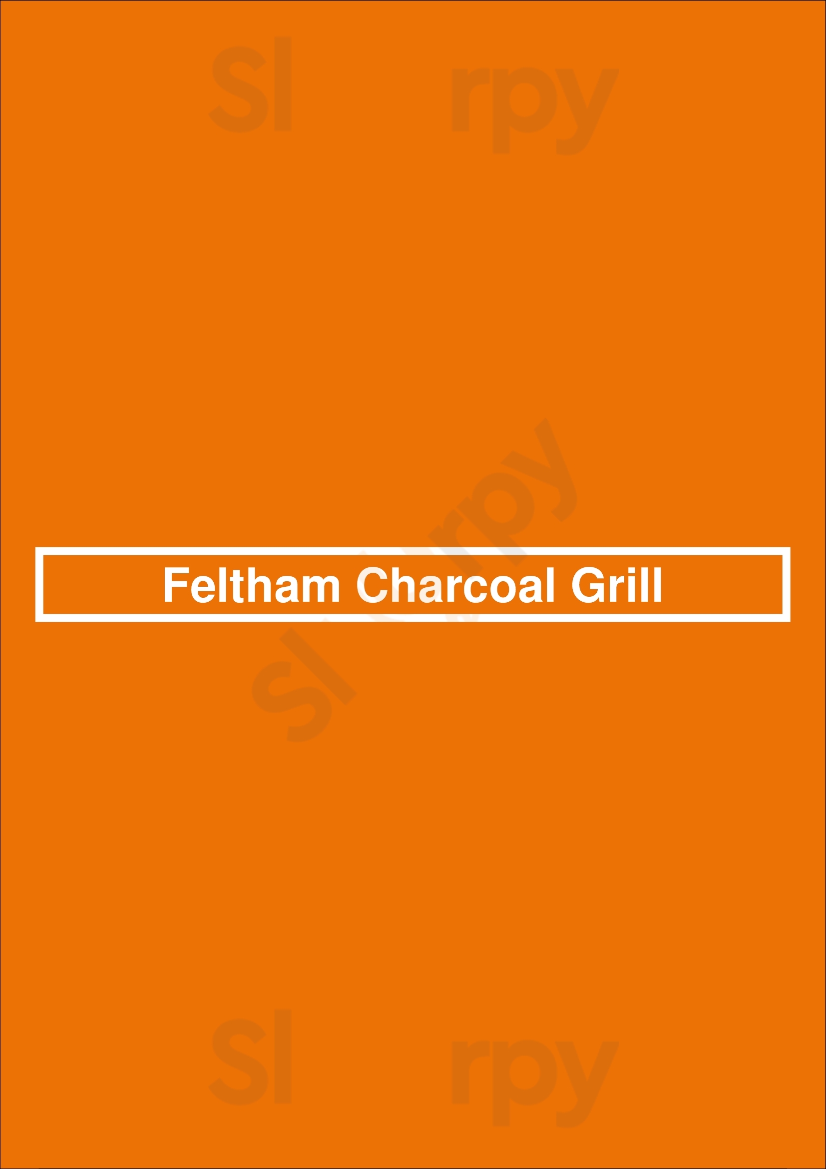 Feltham Charcoal Grill Feltham Menu - 1