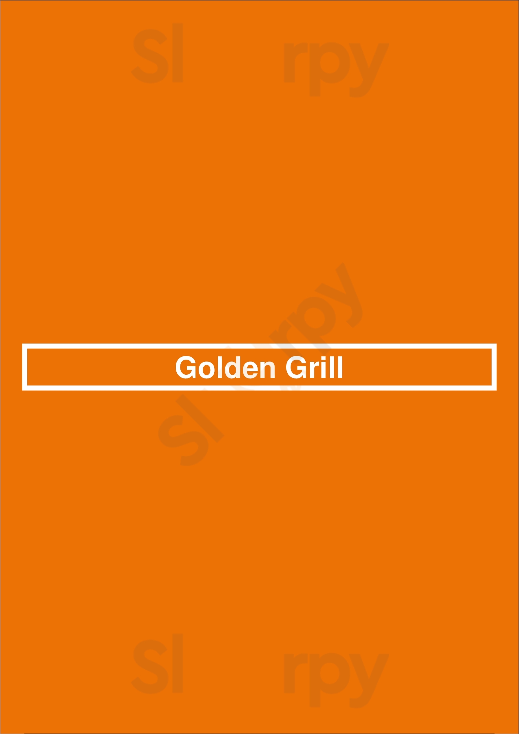 Golden Grill Newport Menu - 1