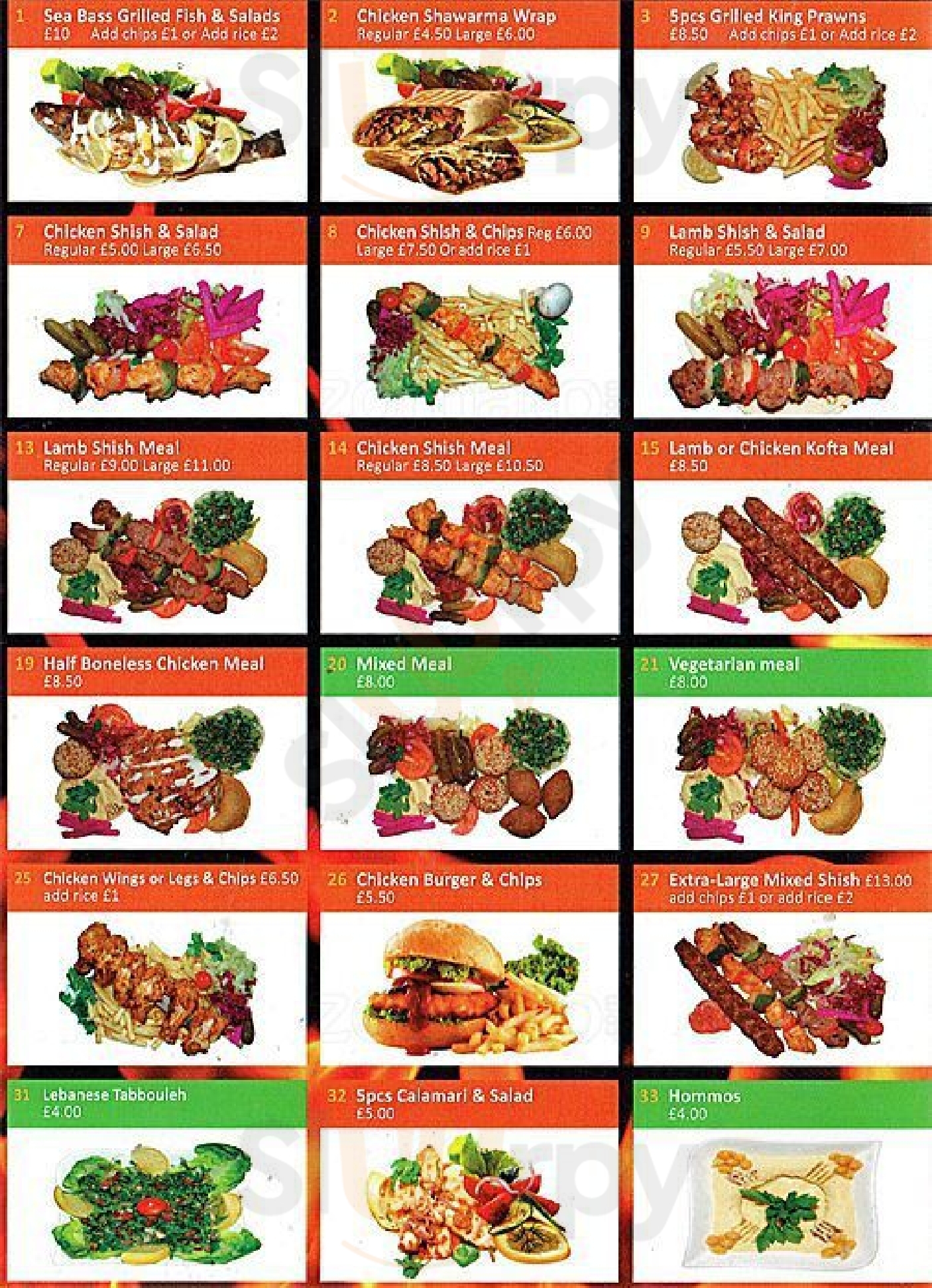 Hot Grill Croydon Menu - 1