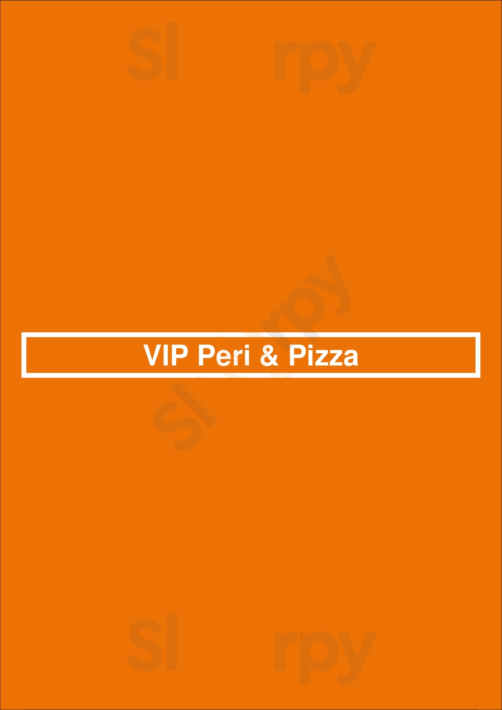 Vip Peri & Pizza Tipton Menu - 1