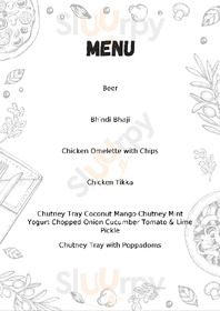 Tiffin Indian Restaurant menu