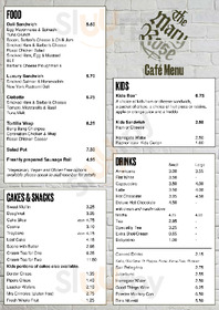 The Mary Rose Cafe menu