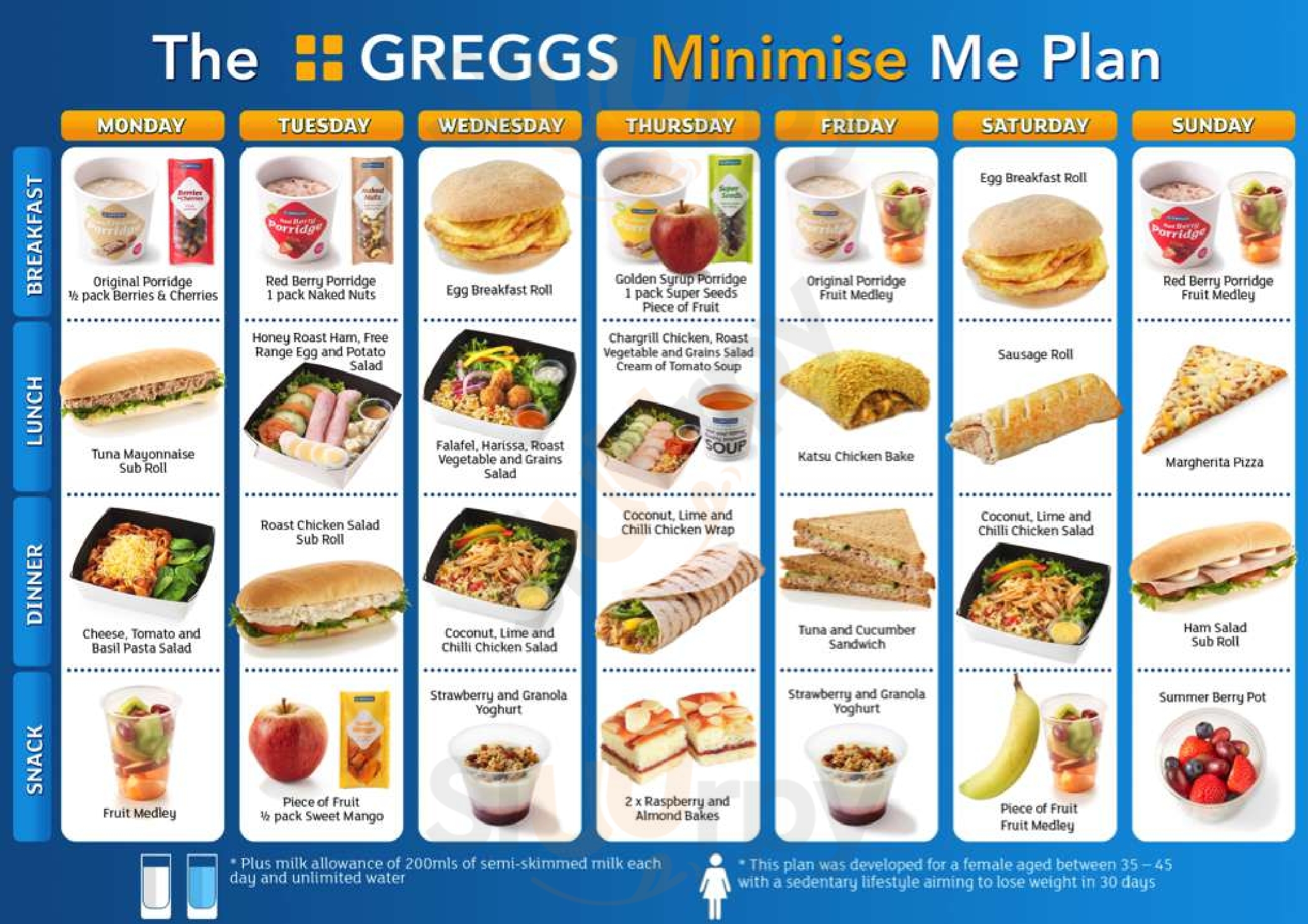 Greggs Reading Menu - 1