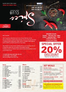 Spice Club Indian Takeaway
