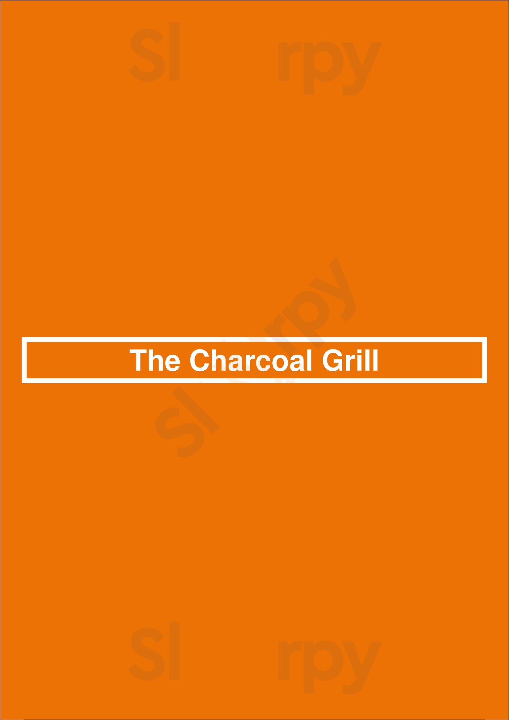 The Charcoal Grill Cambridge Menu - 1