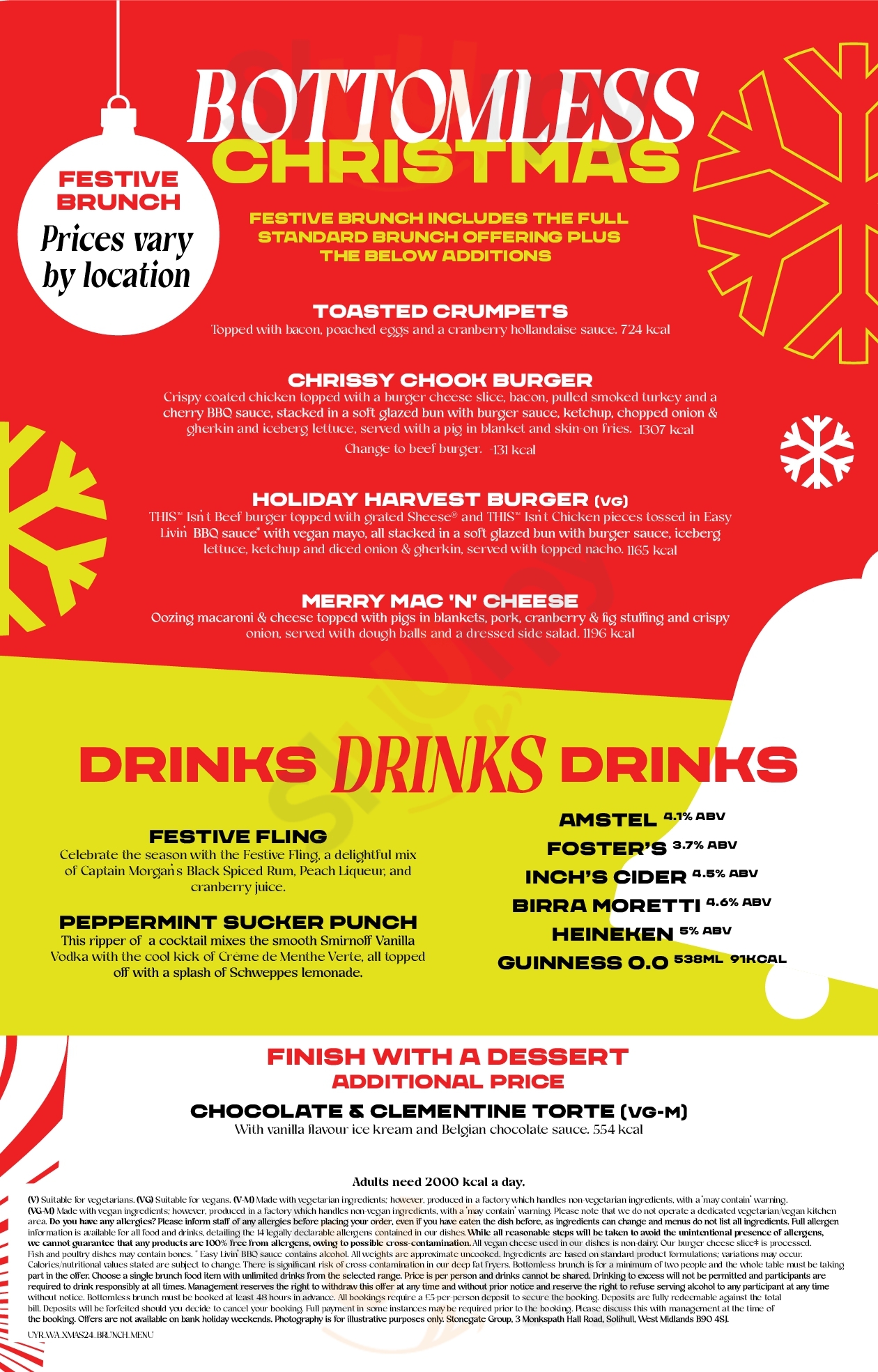 Main Menu - Walkabout, Swansea