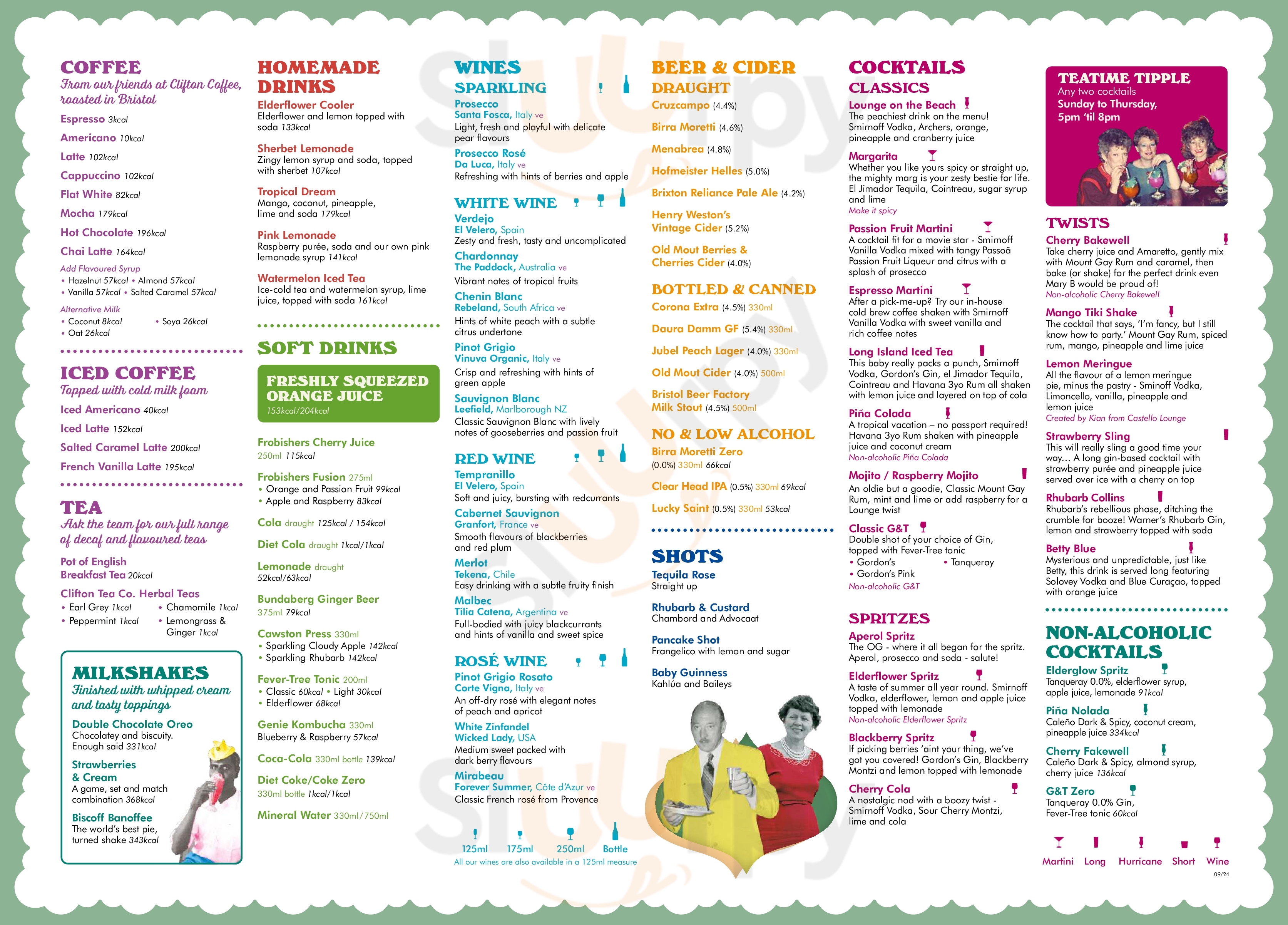 Main Menu - The Lounge