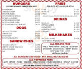 Five Guys menu