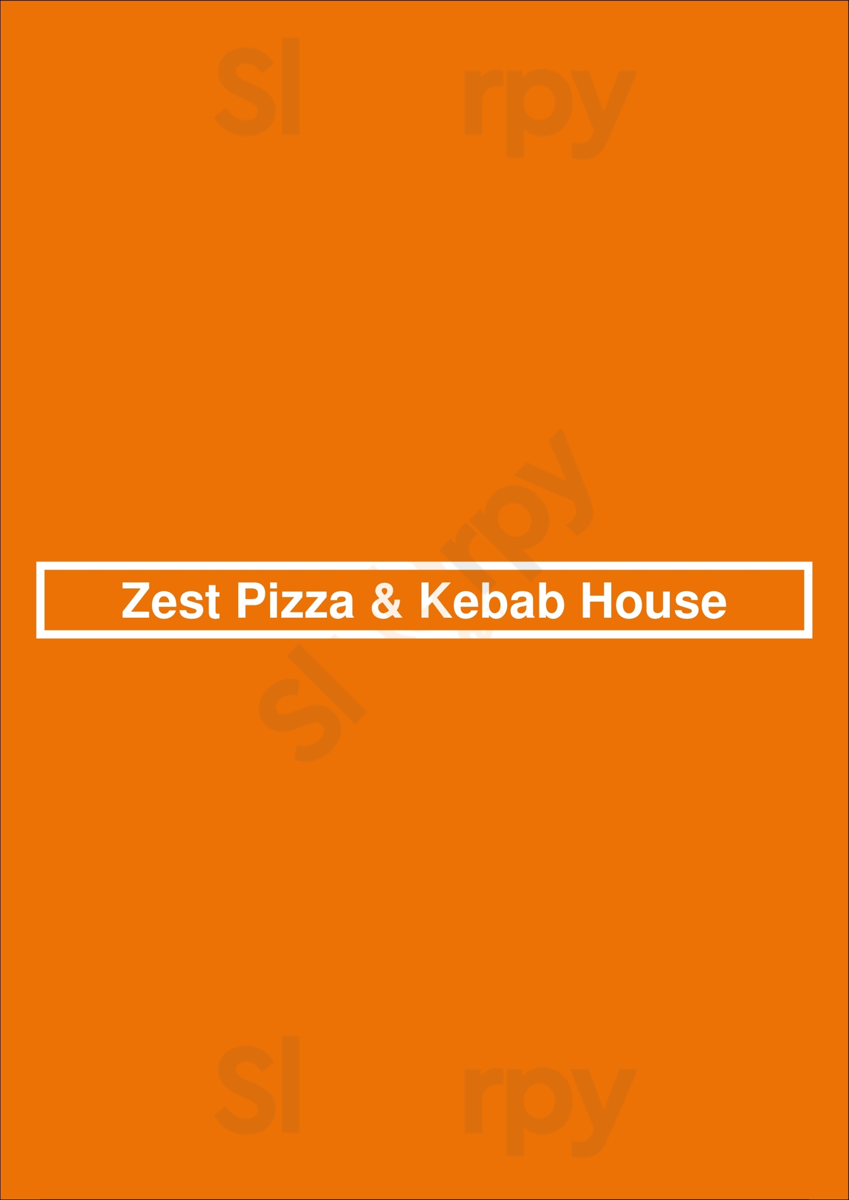 Zest Kebab & Pizza Ramsgate Menu - 1