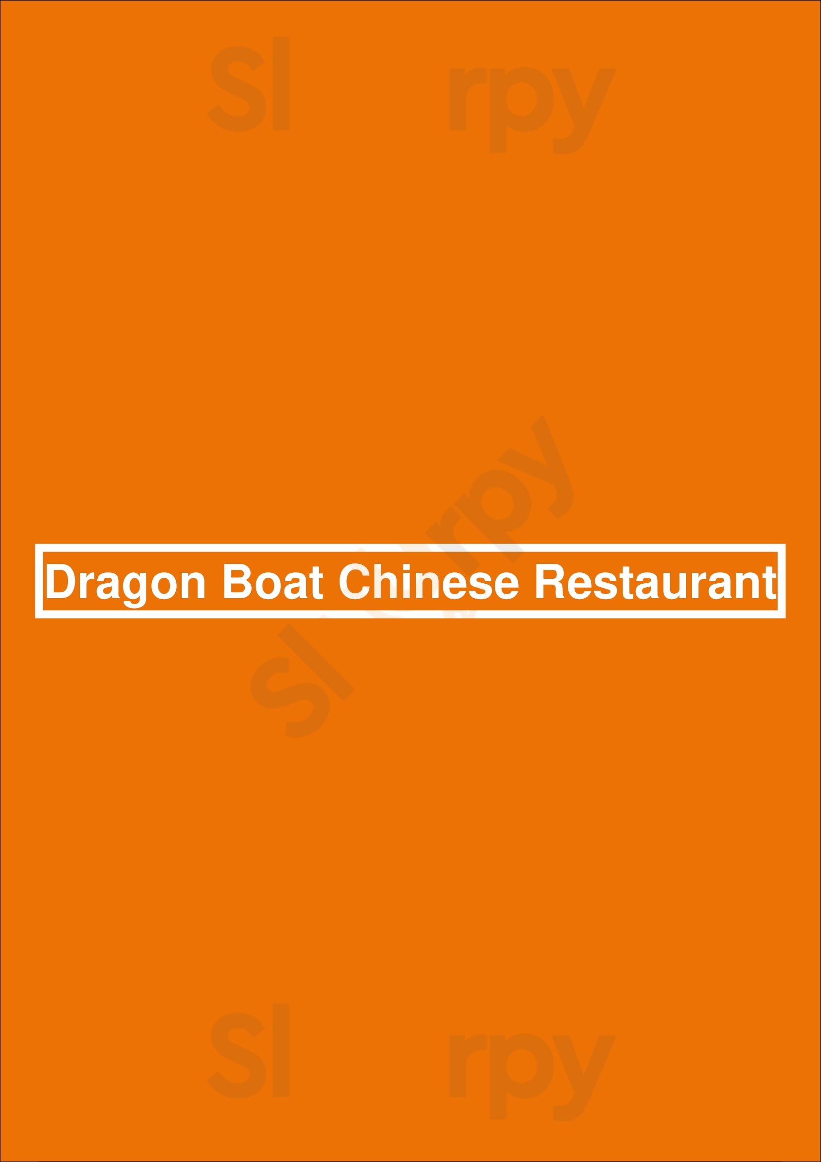 Dragon Boat Chinese Restaurant Milton Keynes Menu - 1