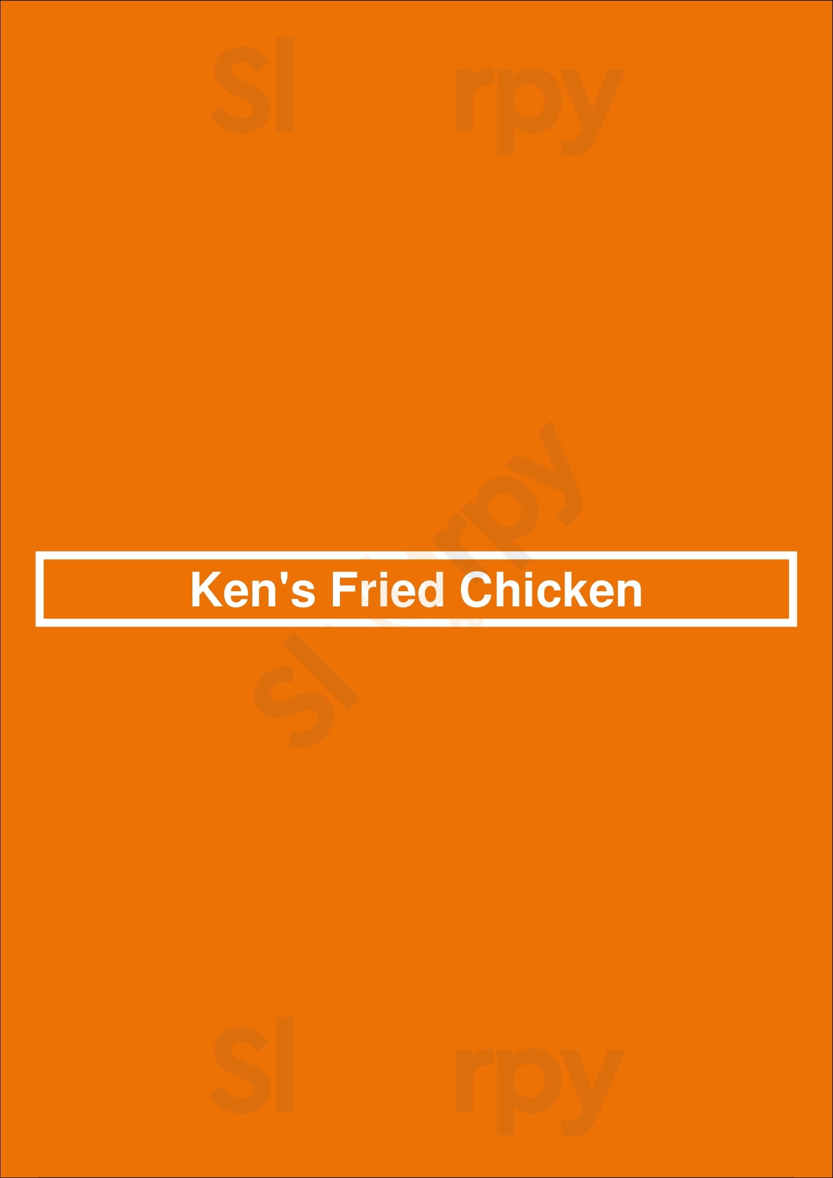Ken's Fried Chicken Portsmouth Menu - 1
