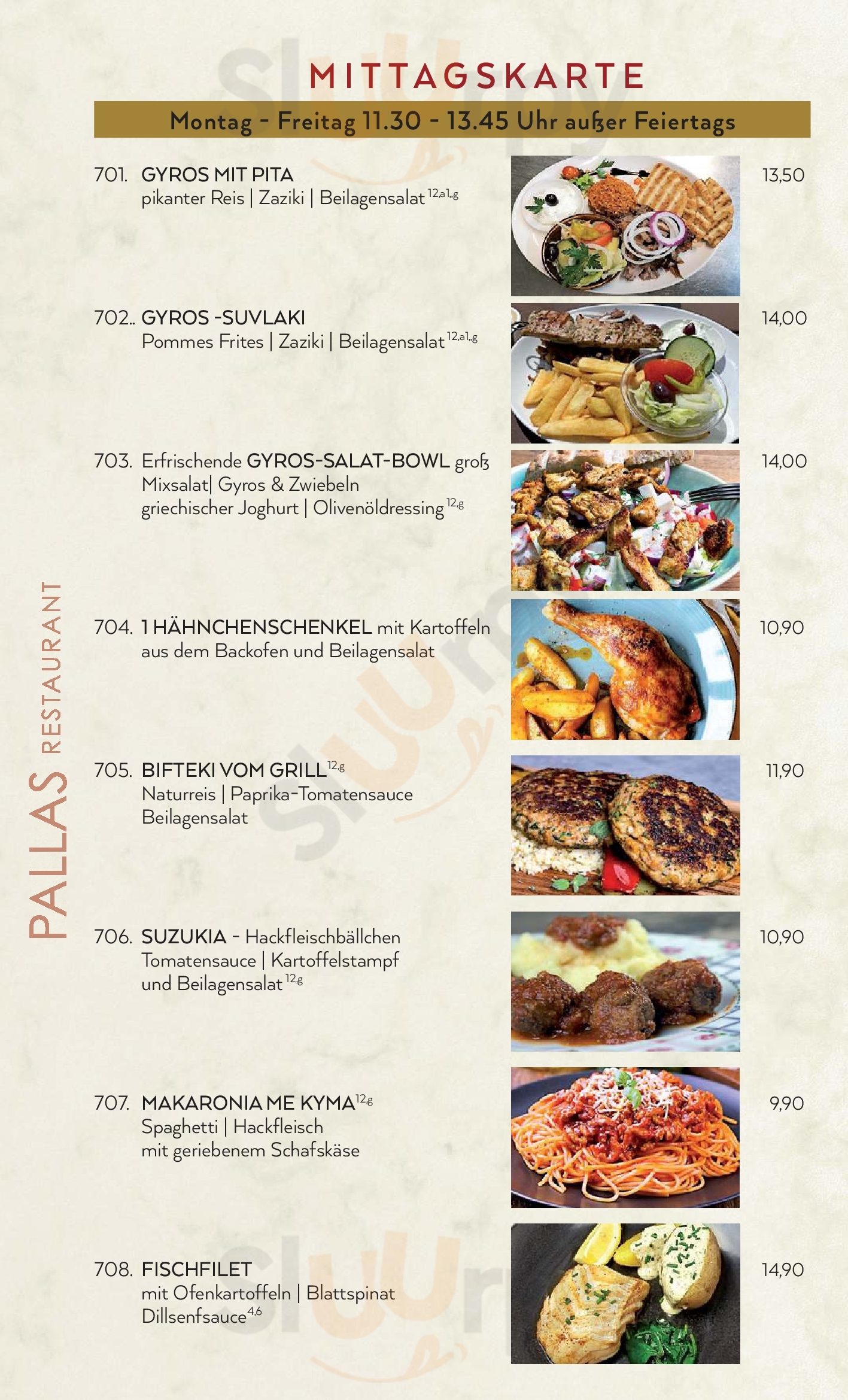 Restaurant Pallas Landshut Menu - 1