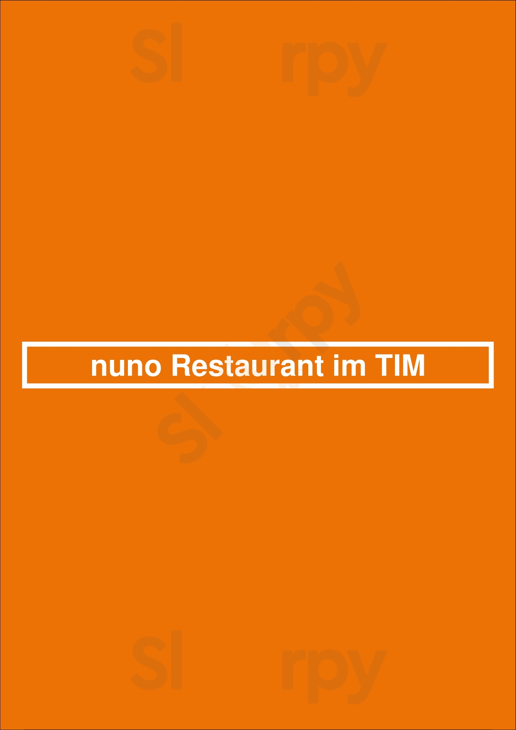 Nuno Restaurant Im Tim Augsburg Menu - 1