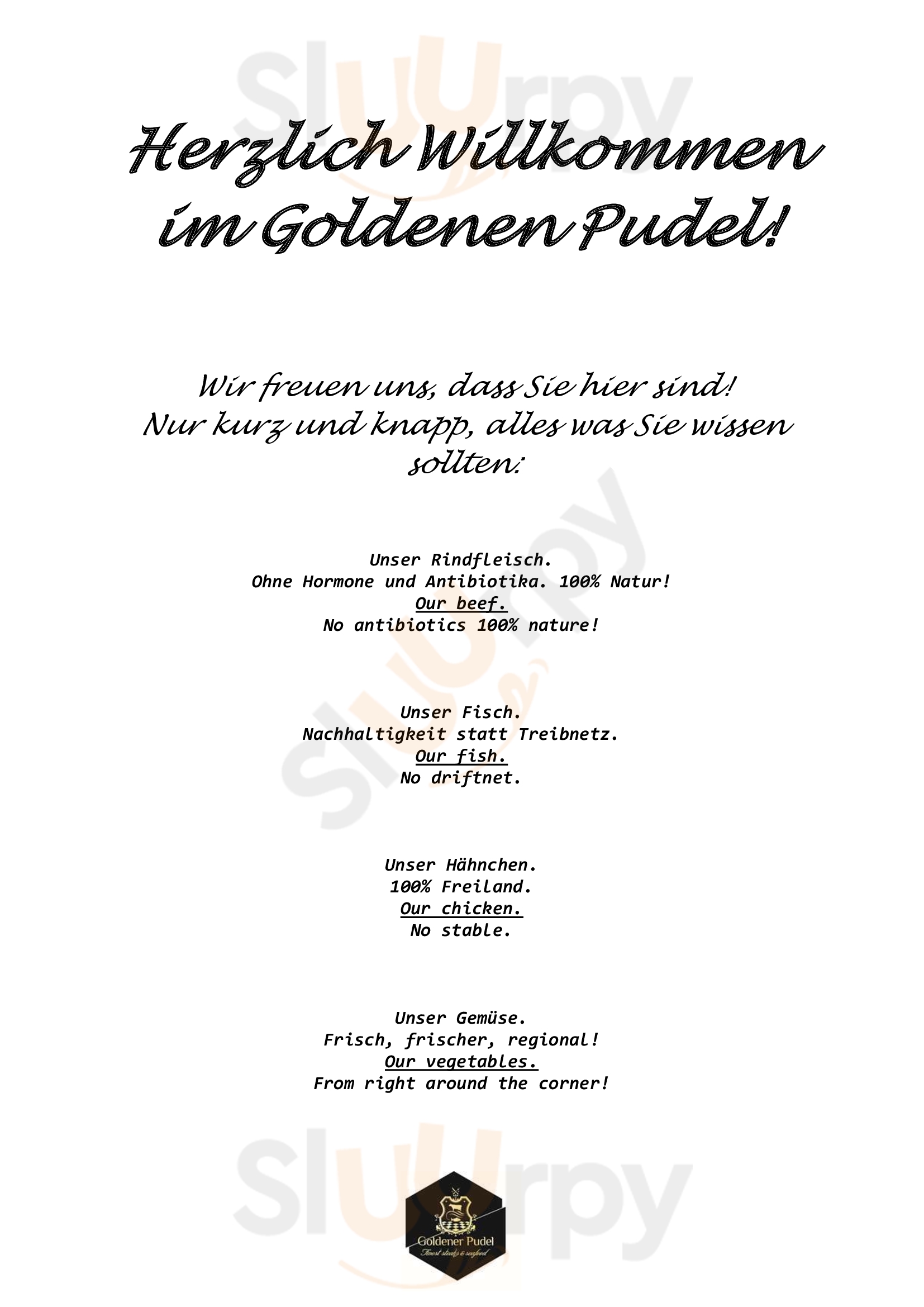 Goldener Pudel Nürnberg Menu - 1