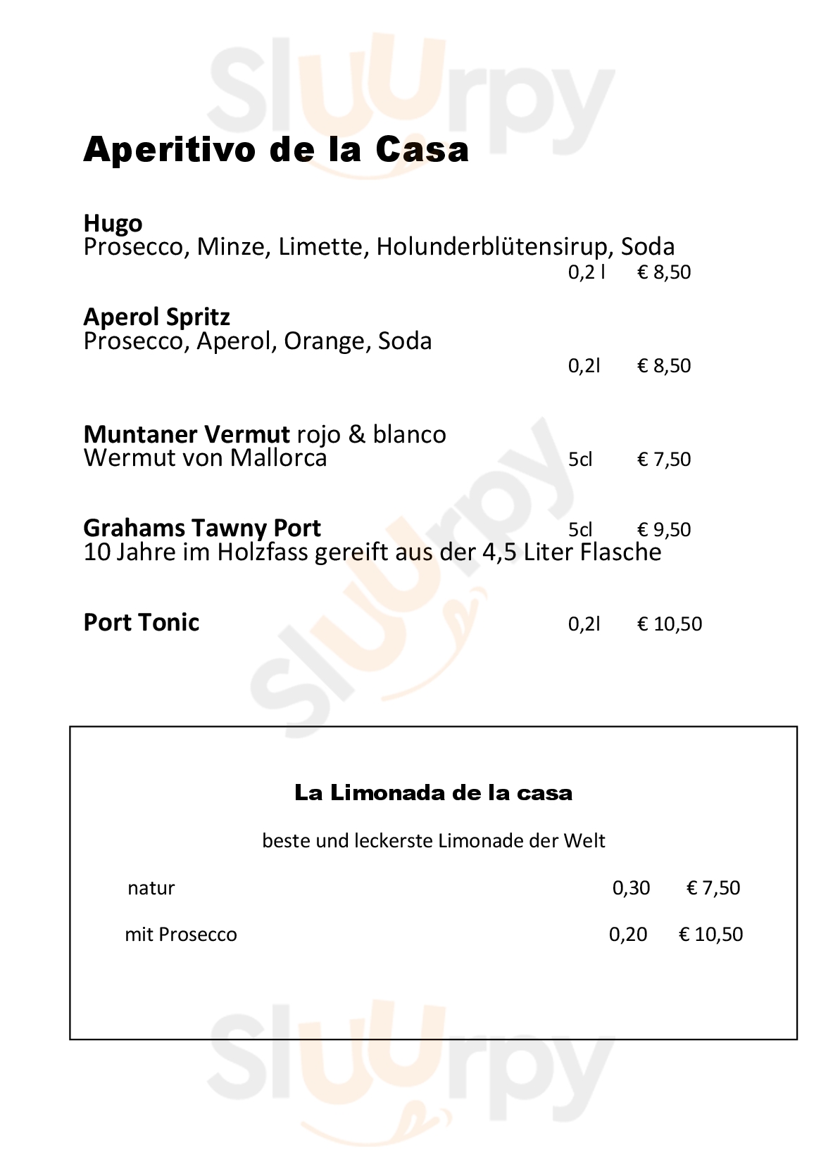 Pablito Westerland Menu - 1