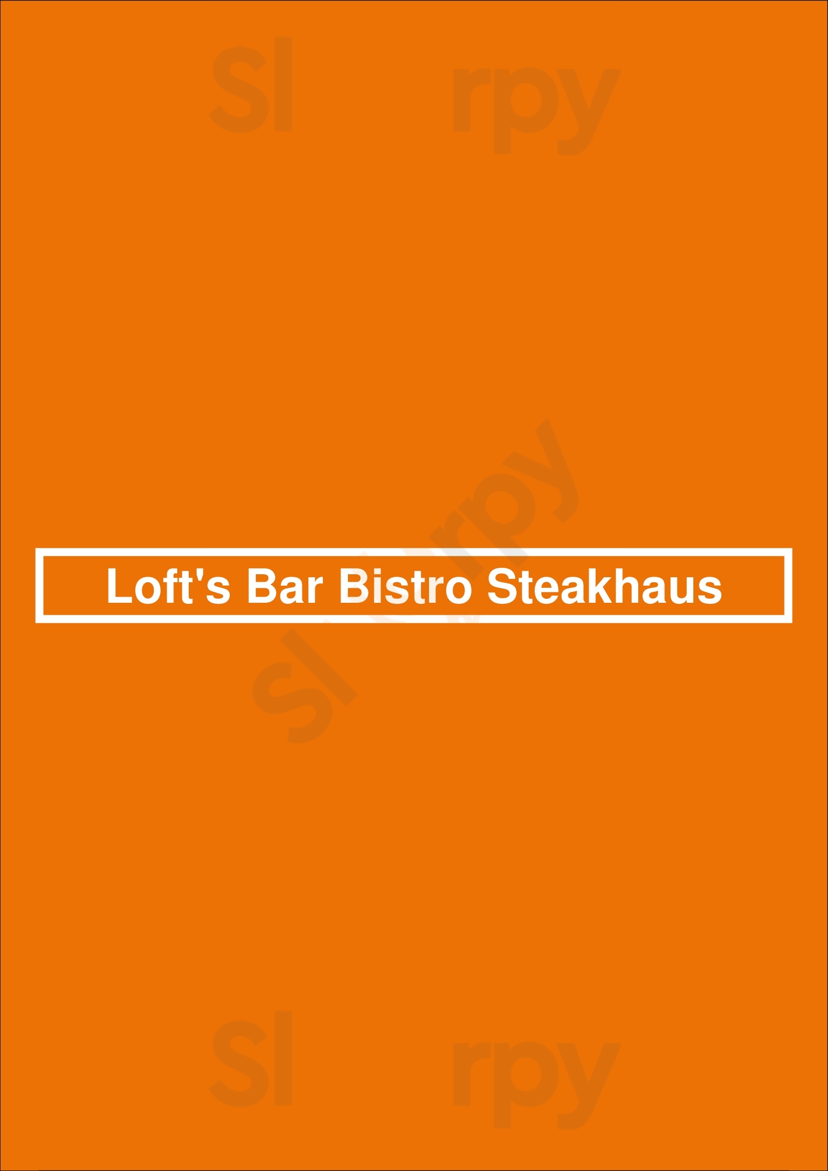 Loft's Bar Bistro Steakhaus Ingolstadt Menu - 1