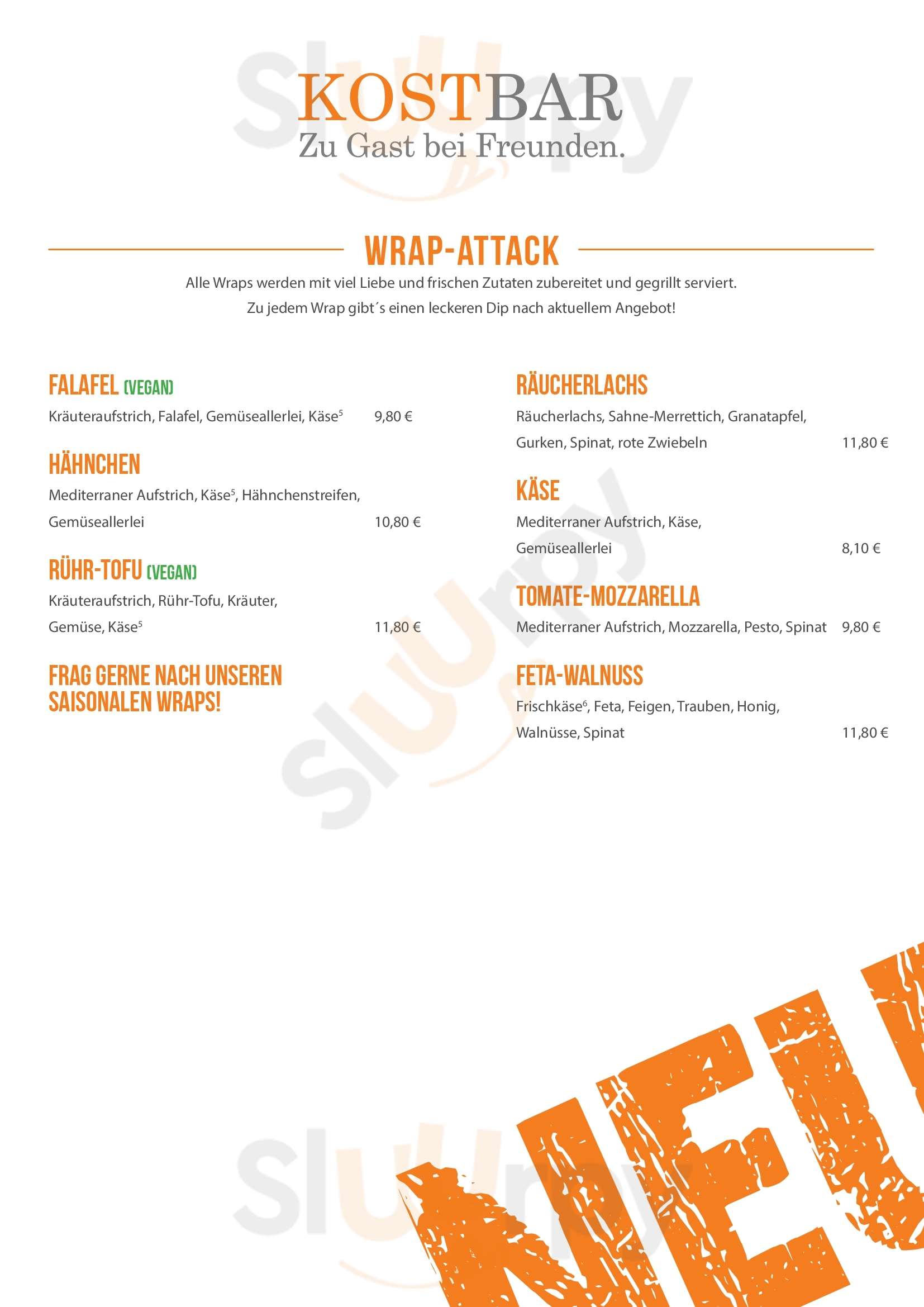 Kostbar Miltenberg Menu - 1