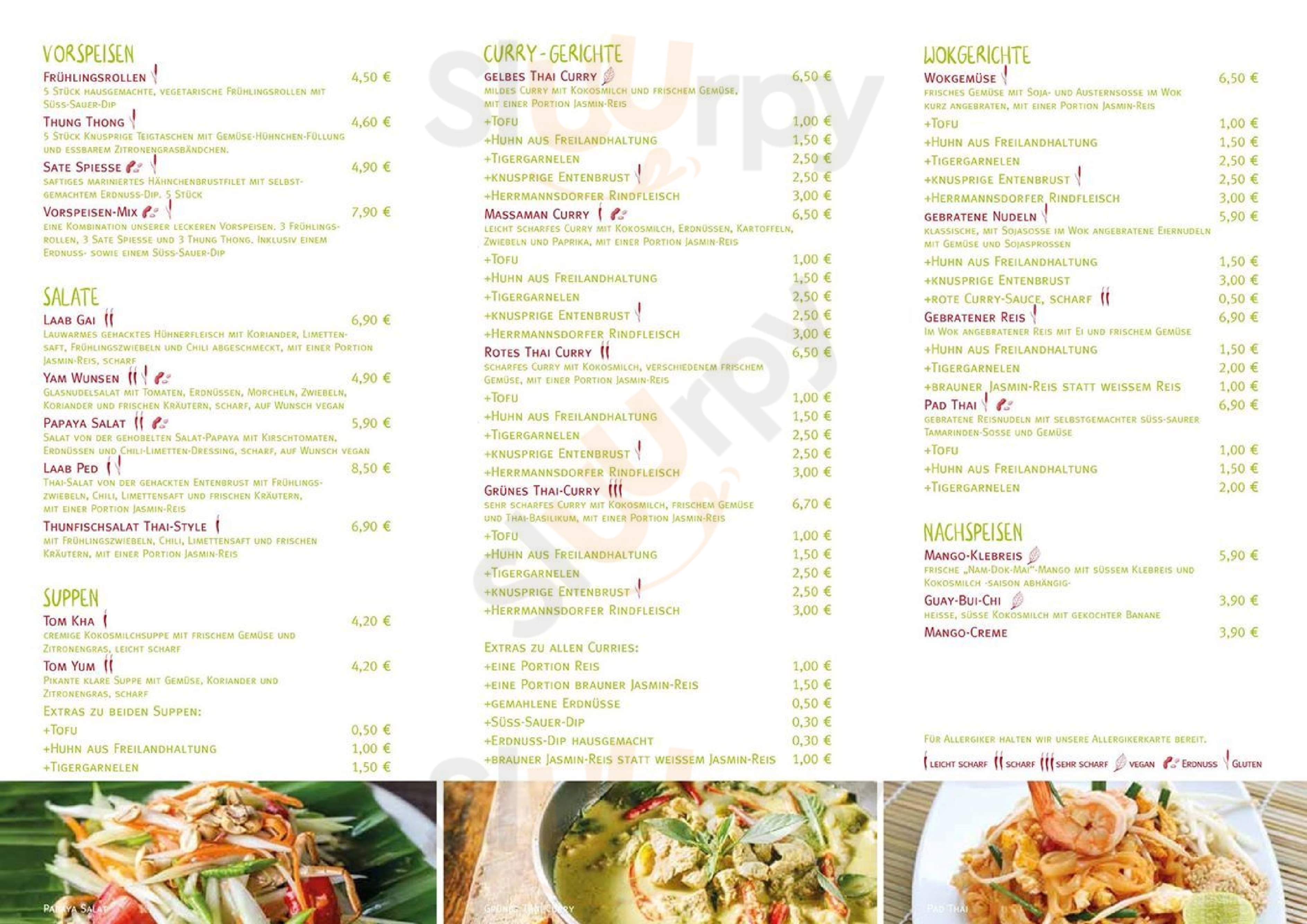 Thai - Fresh Cuisine München Menu - 1