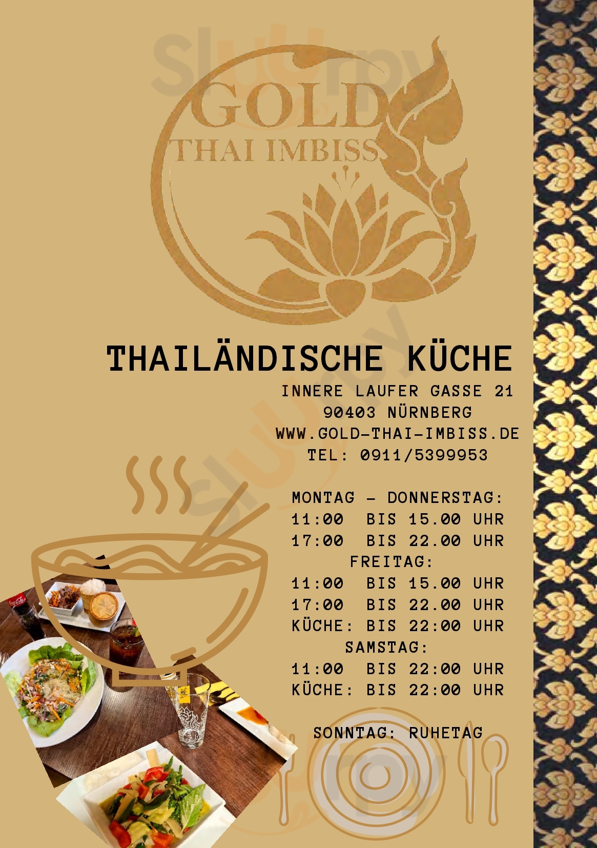 Gold Thai Imbiss Nürnberg Menu - 1