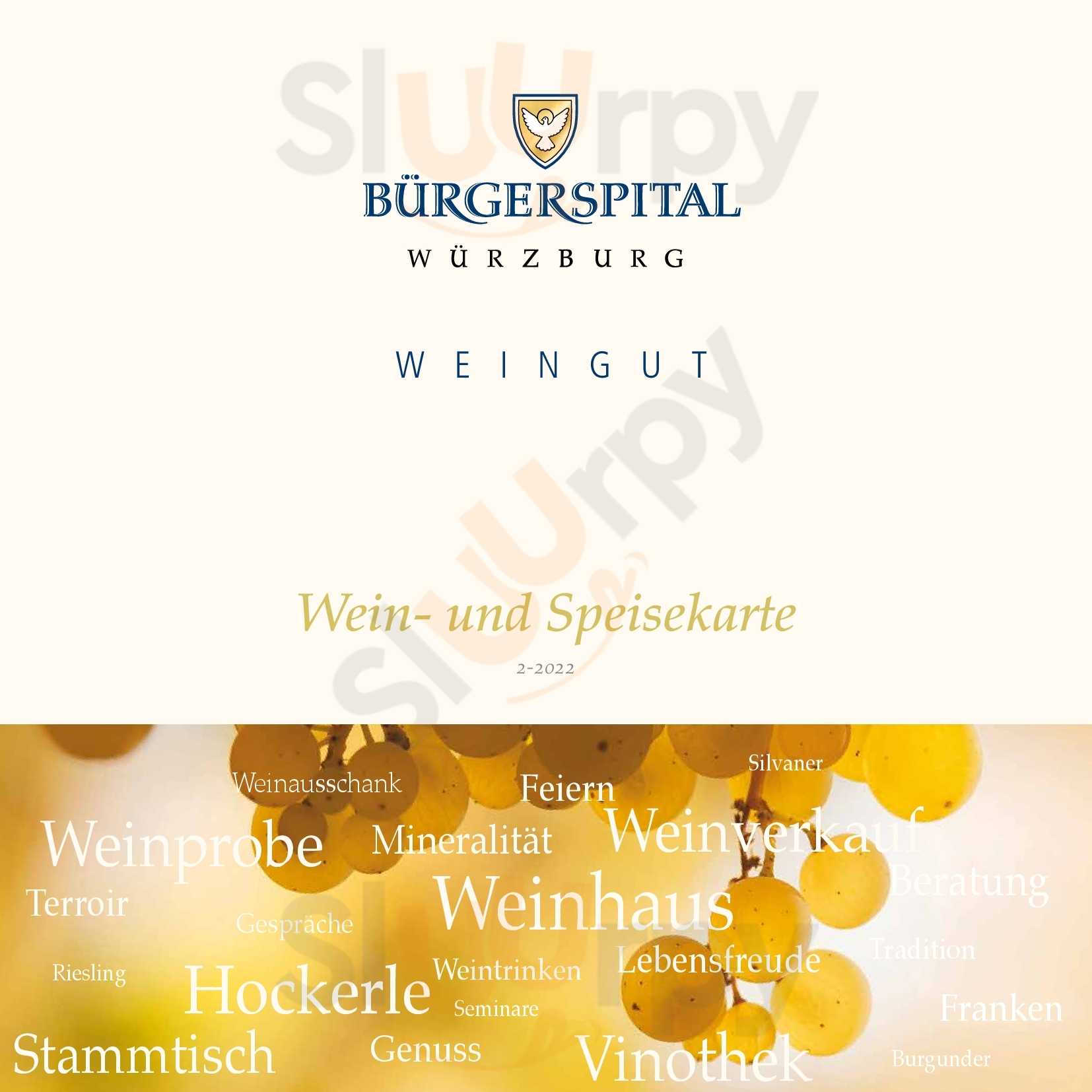 Bürgerspital Weinhaus - Weinverkauf & Vinothek Würzburg Menu - 1