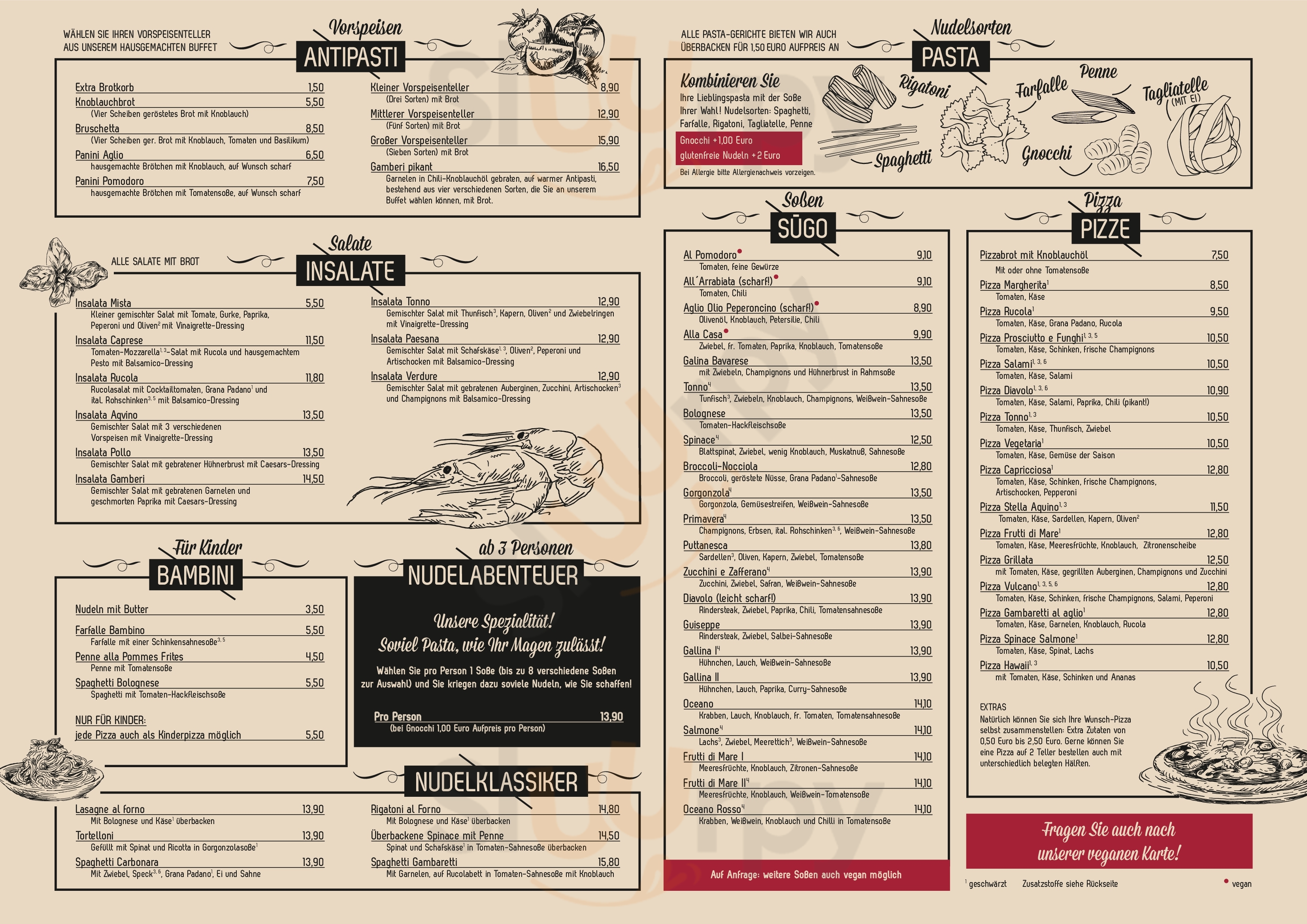 Spaghetteria Regensburg Menu - 1