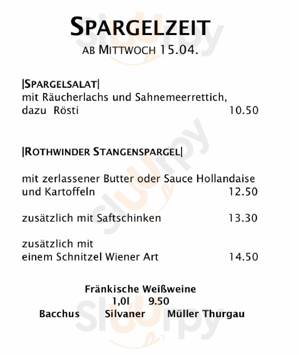 Restaurant Hagleite Kulmbach Menu - 1