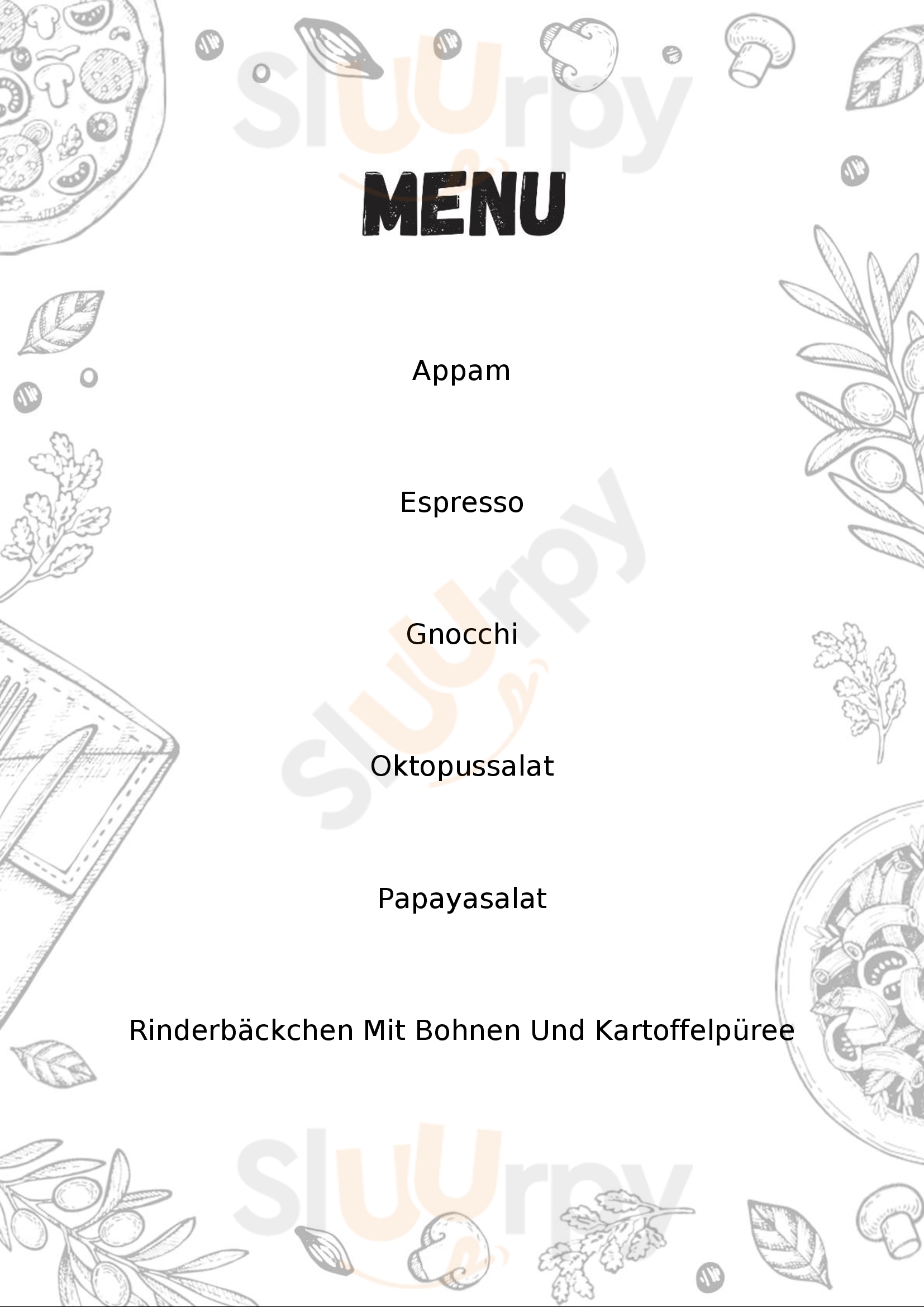 Wirtschaft Von Johann Gerner Heßdorf Menu - 1