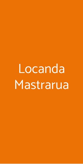 Locanda Mastrarua, Siracusa