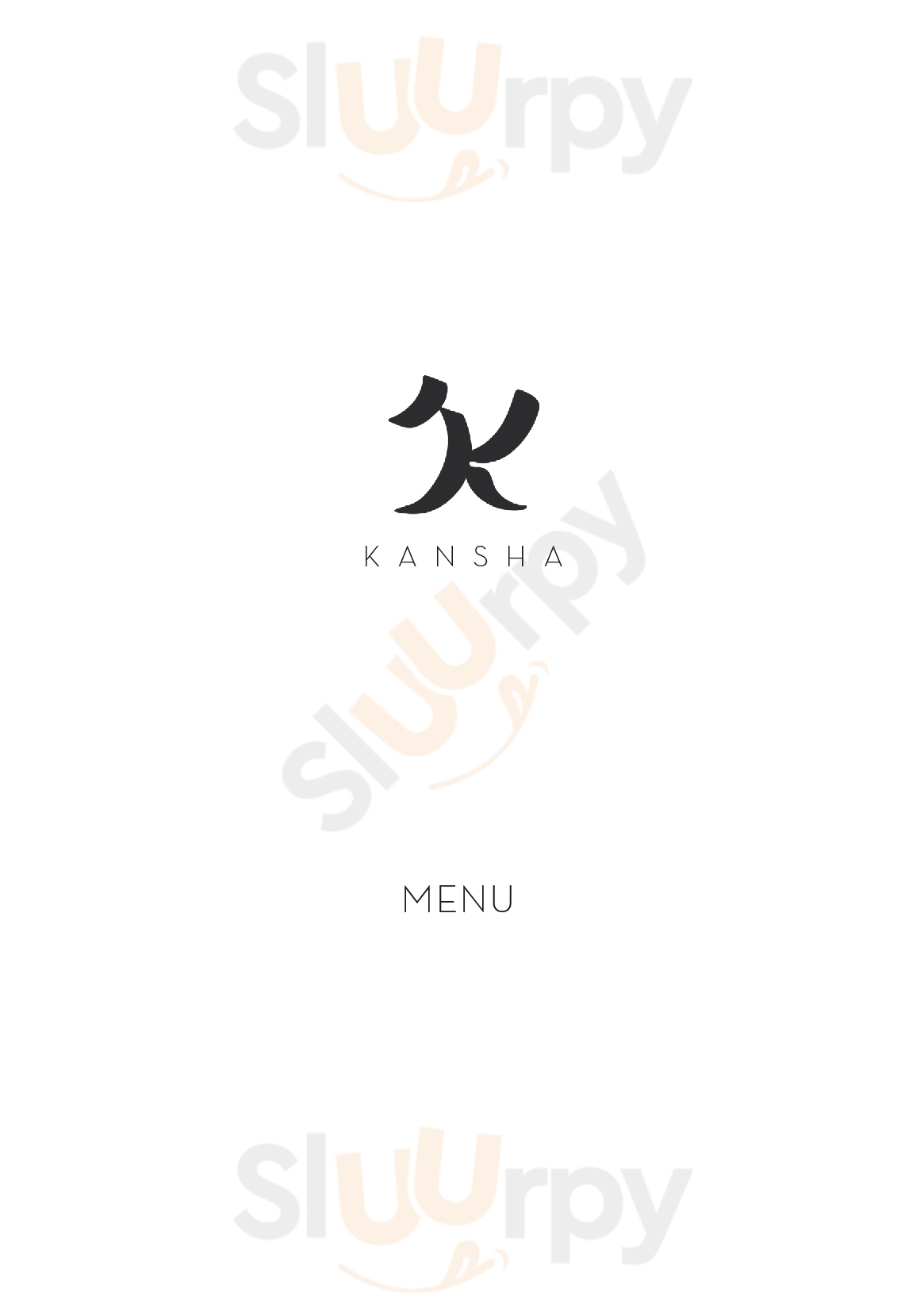 Kansha München Menu - 1