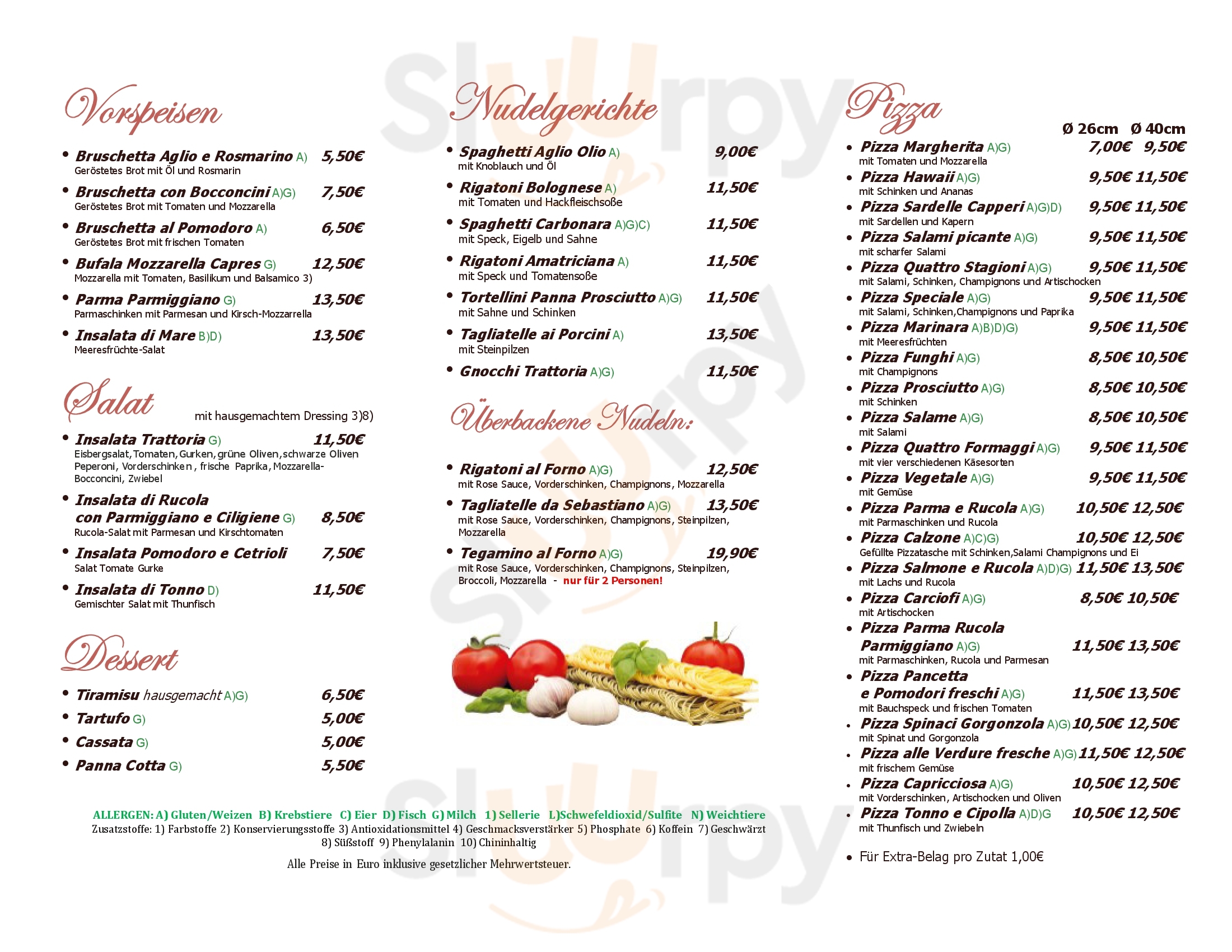 Trattoria Da Sebastiano Nürnberg Menu - 1