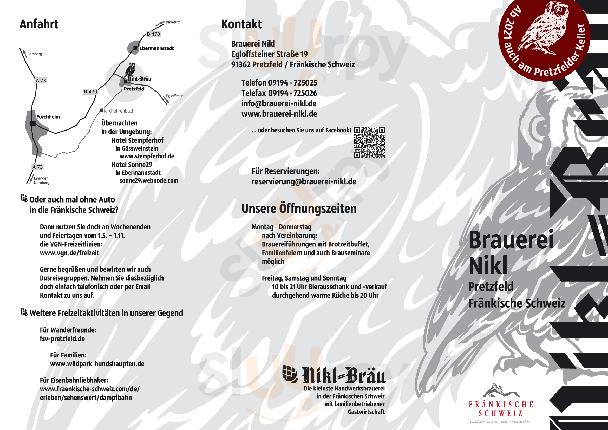 Brauerei Nikl Pretzfeld Menu - 1