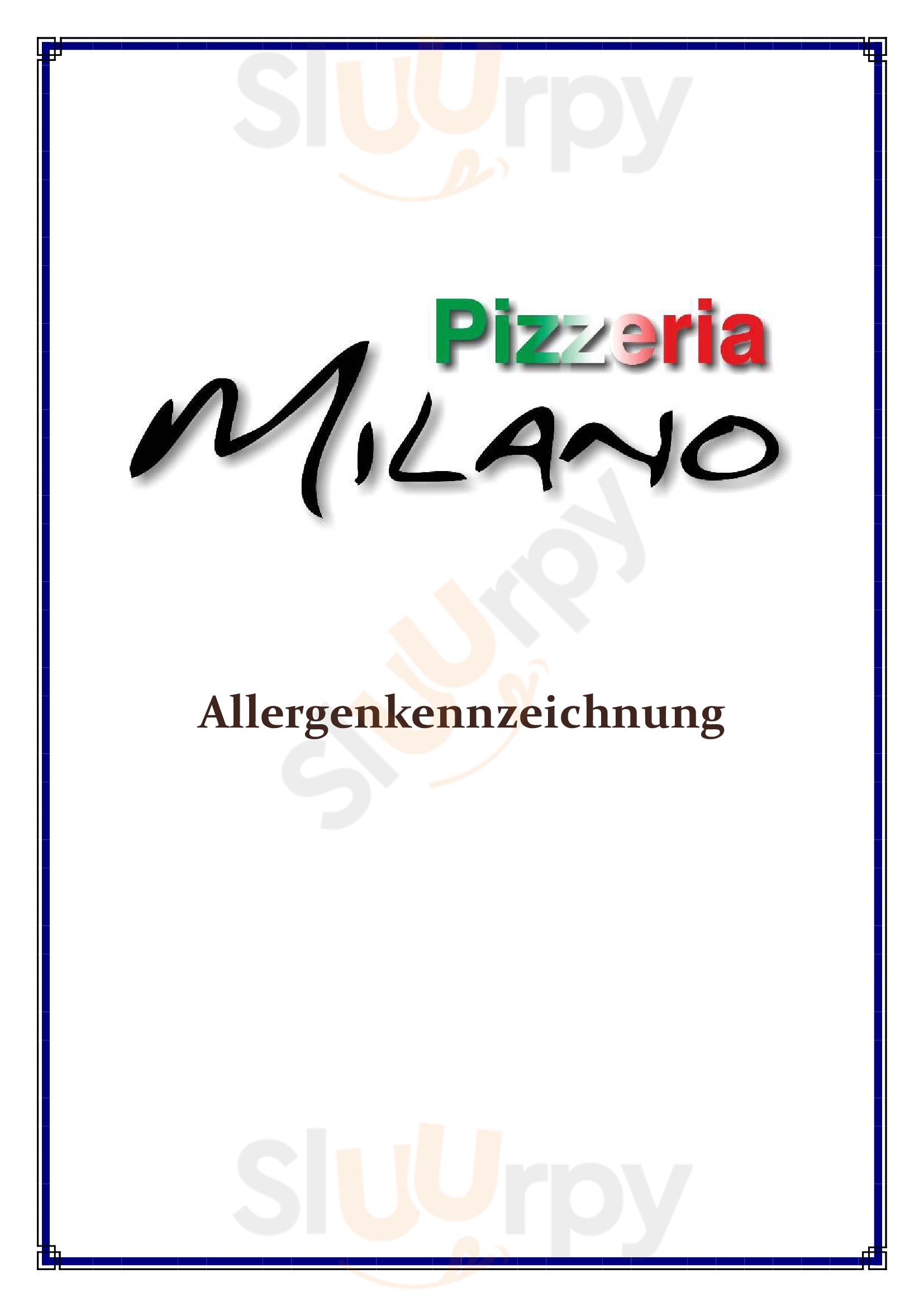 Pizzeria Milano Coburg Menu - 1