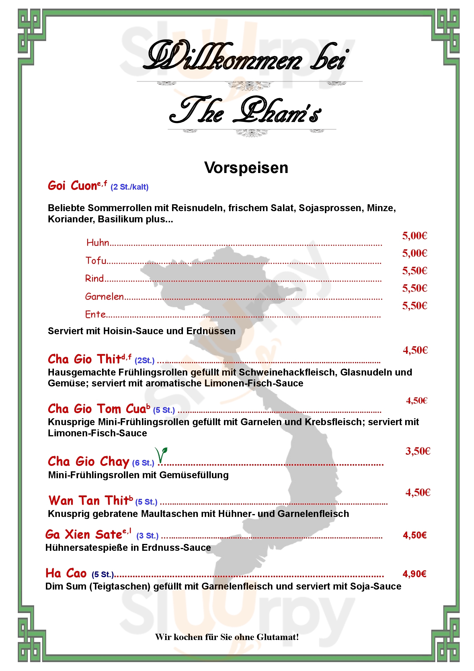 The Pham's München Menu - 1