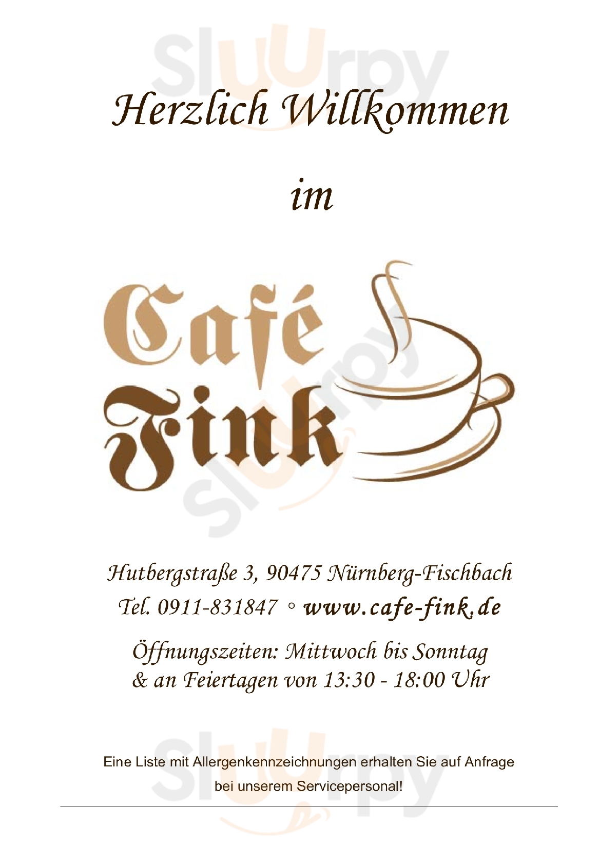 Café Fink Nürnberg Menu - 1