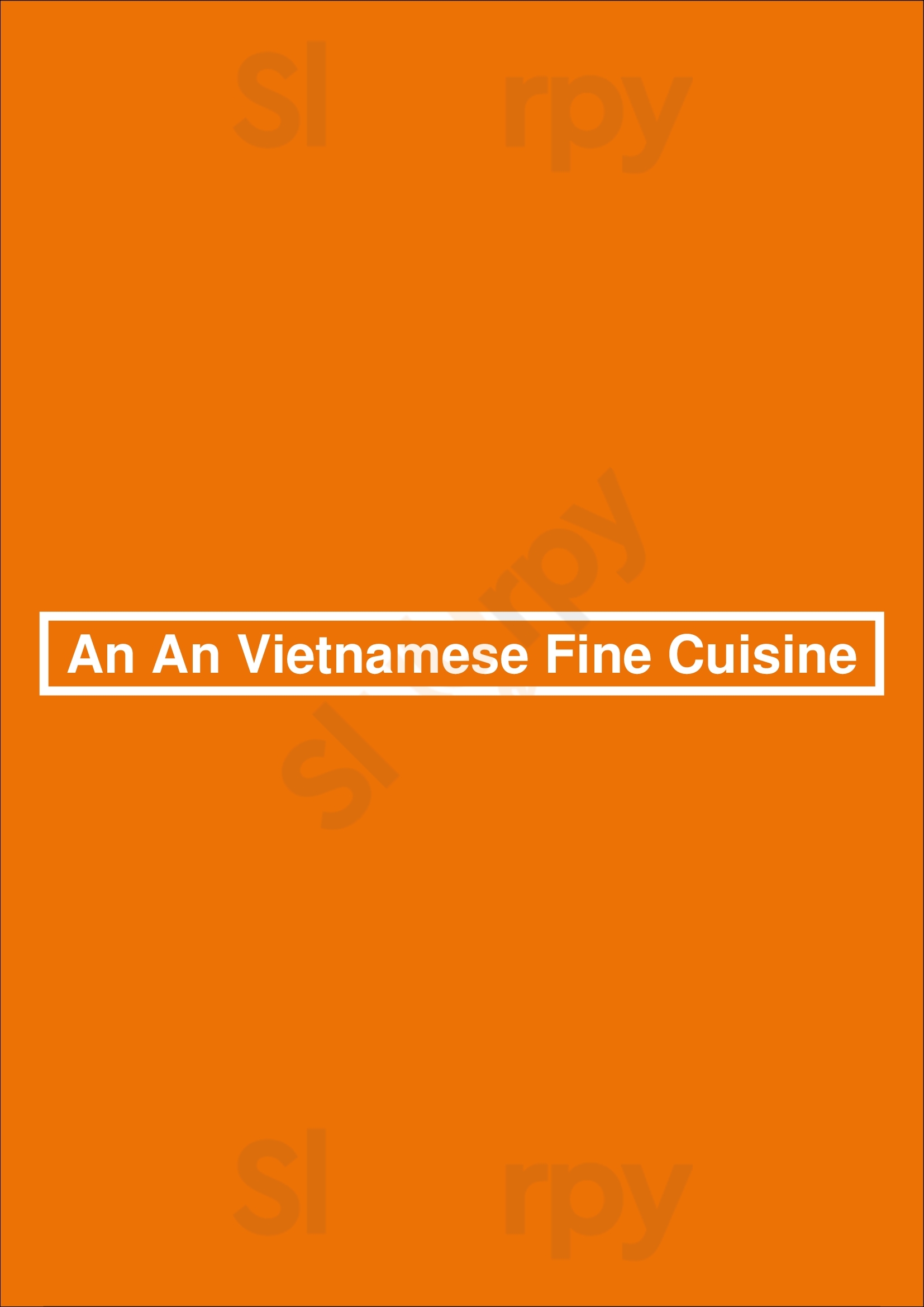 An An Vietnamese Fine Cuisine München Menu - 1