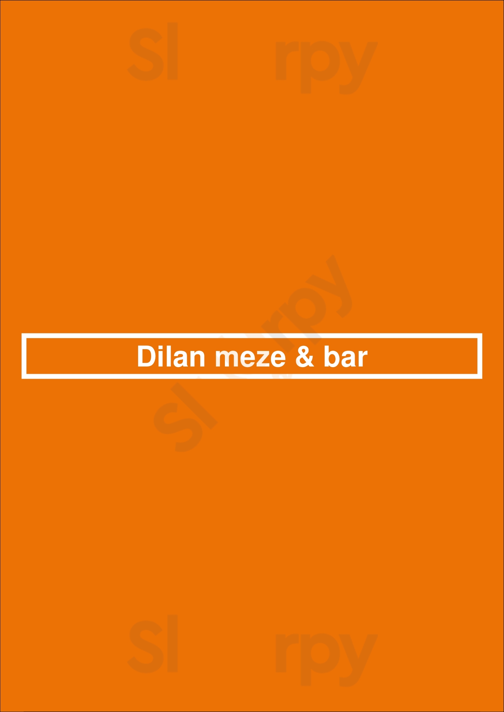 Dilan Meze & Bar München Menu - 1