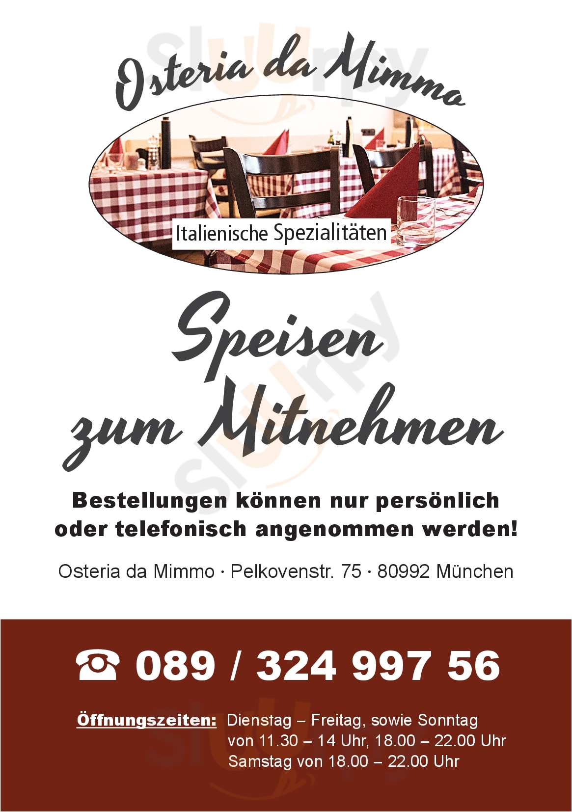 Osteria Da Mimmo München Menu - 1