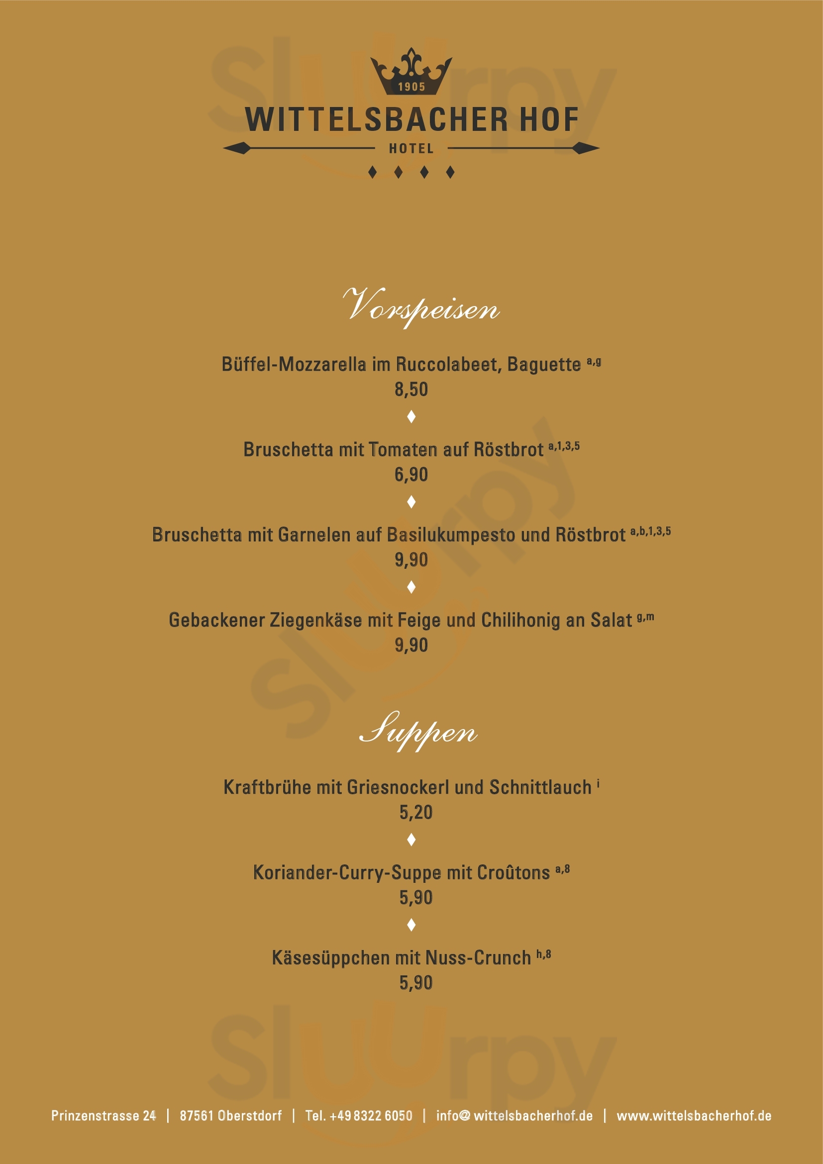 Wittelsbacher Stube Oberstdorf Menu - 1