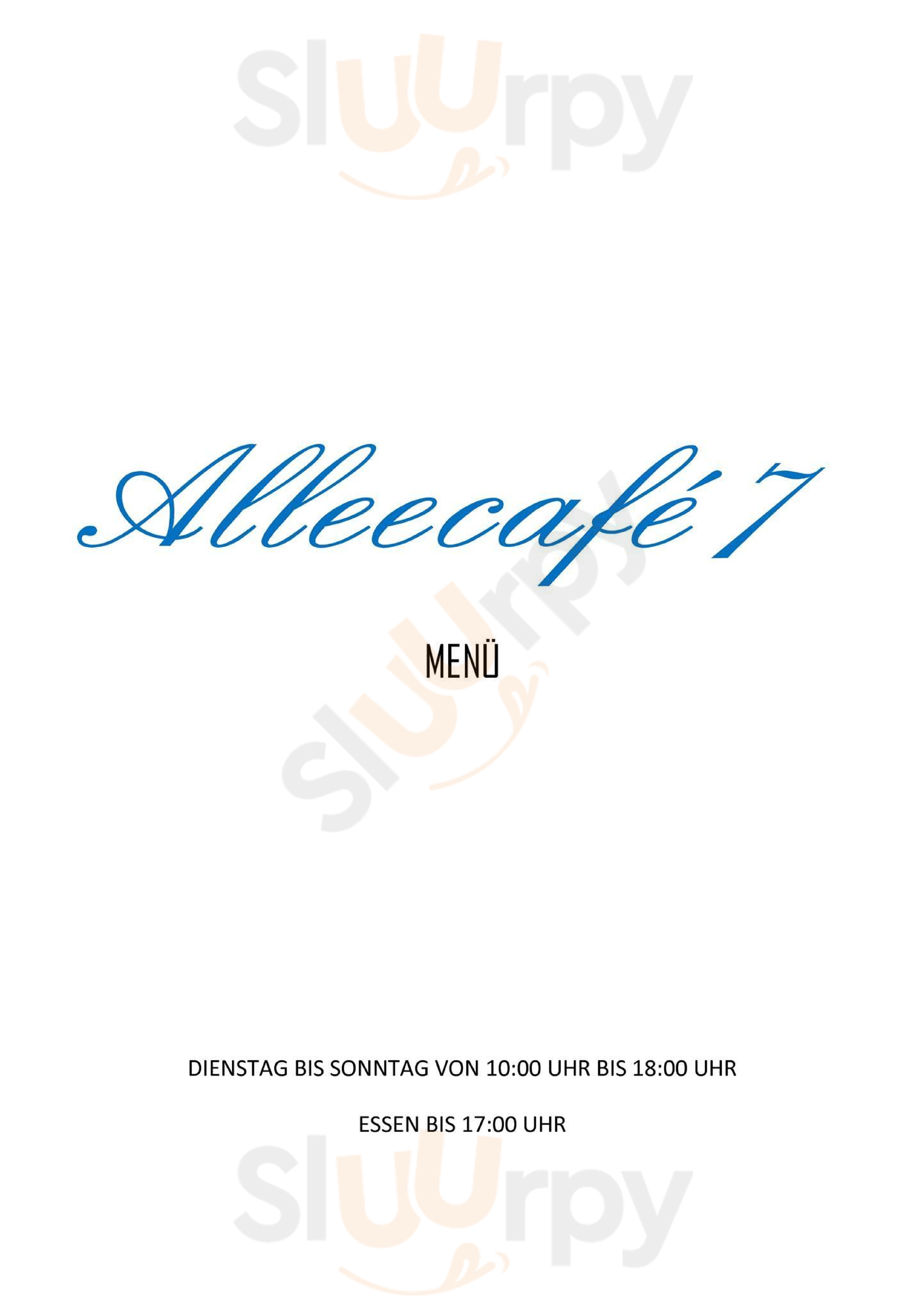 Alleecafé7 München Menu - 1